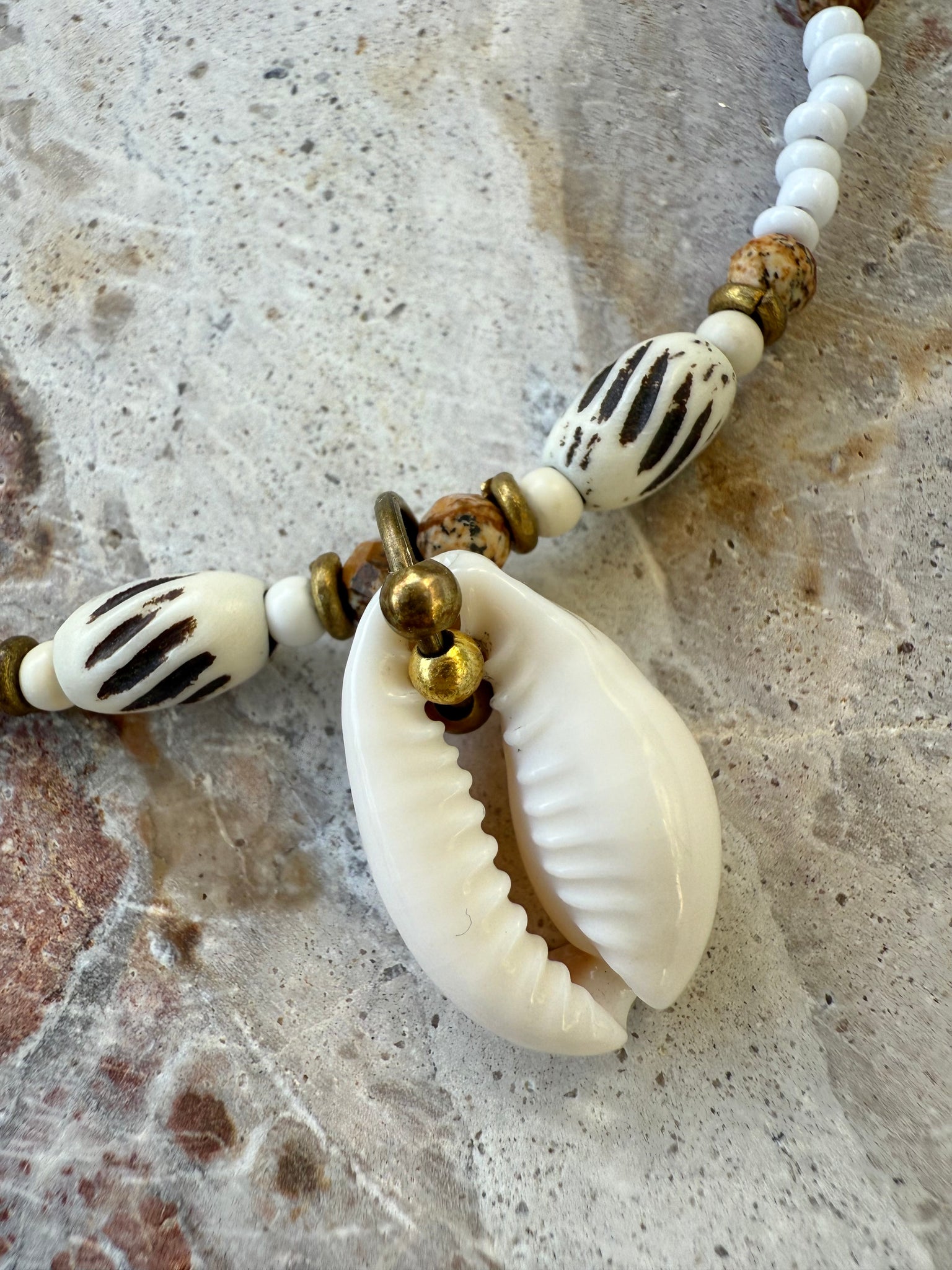 Surf Cowrie Shell Anklet
