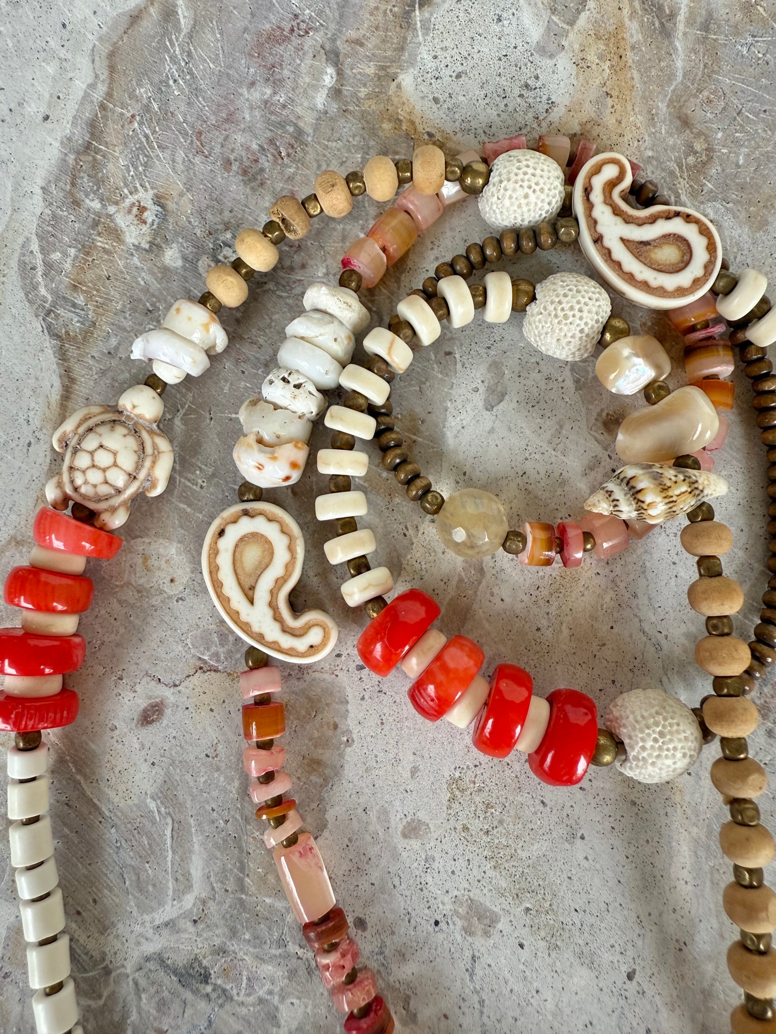 Islander Red Shell Necklace