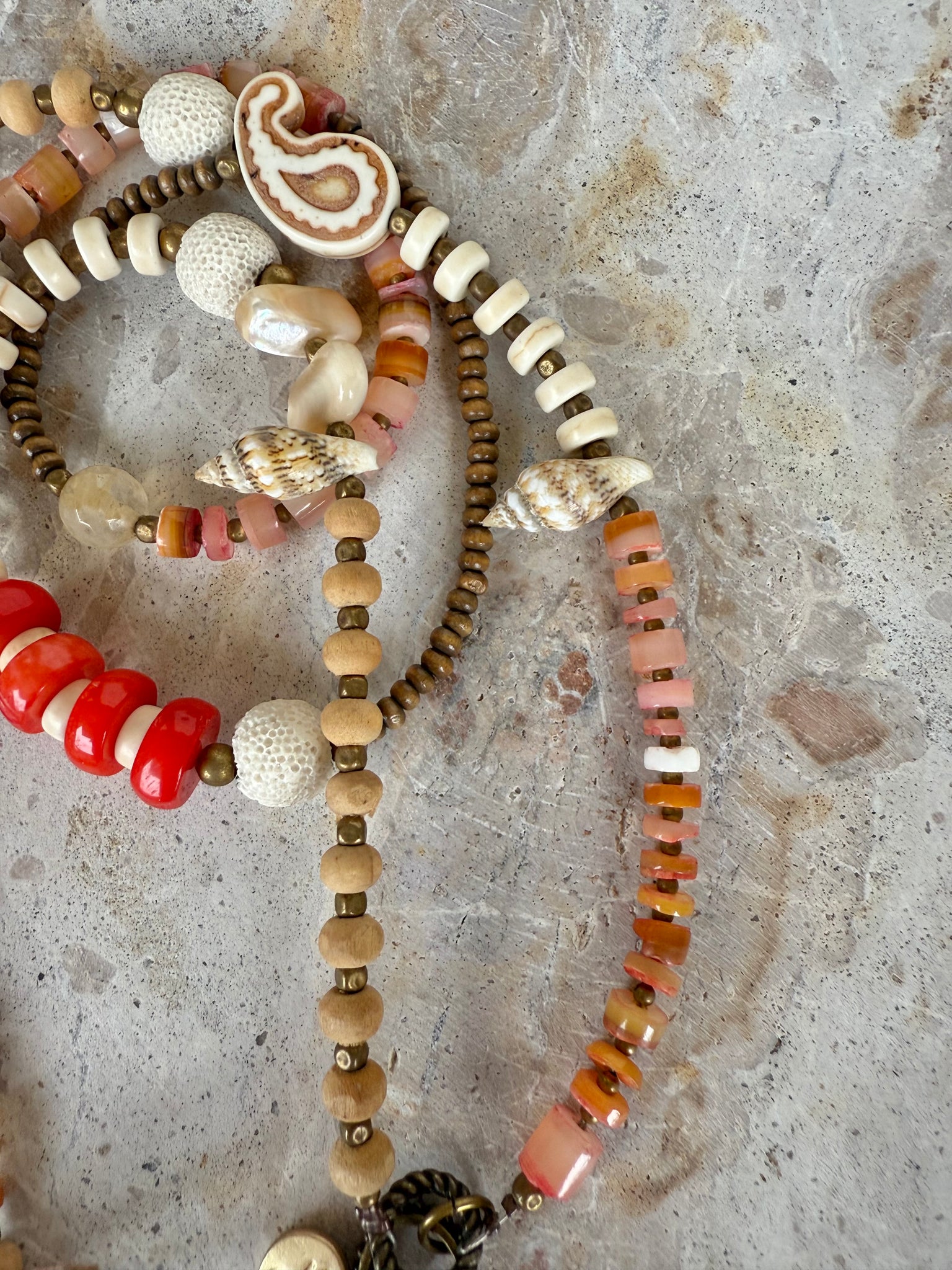 Islander Red Shell Necklace