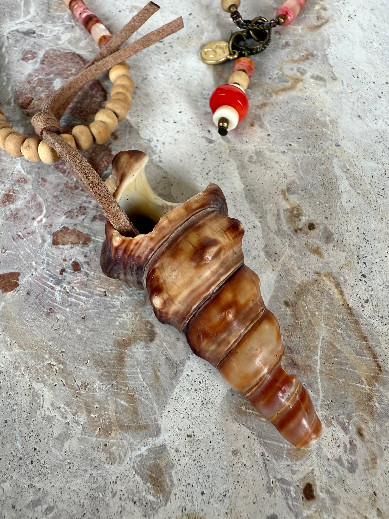 Islander Red Shell Necklace