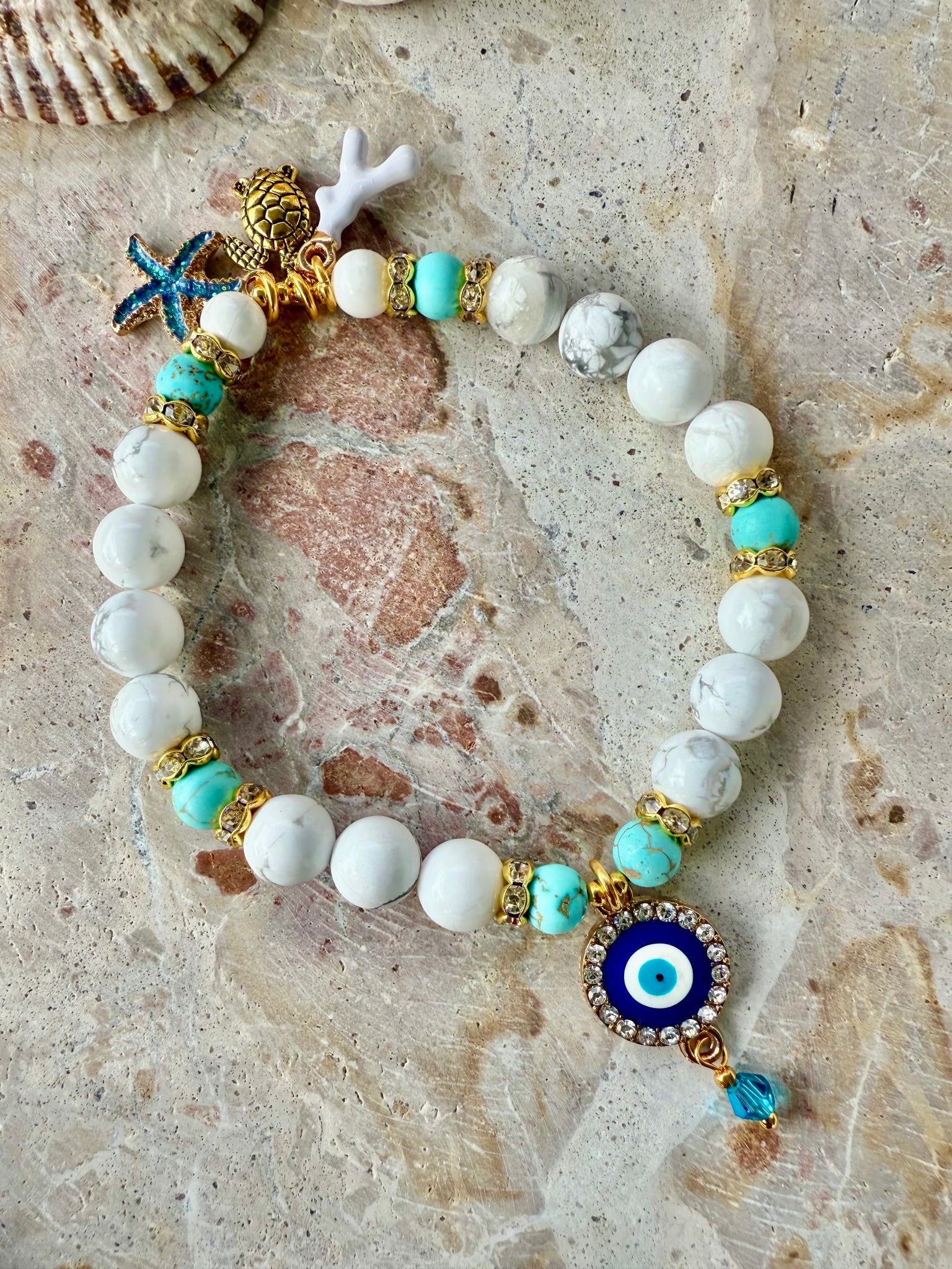 Evil Eye Santorini Bracelet