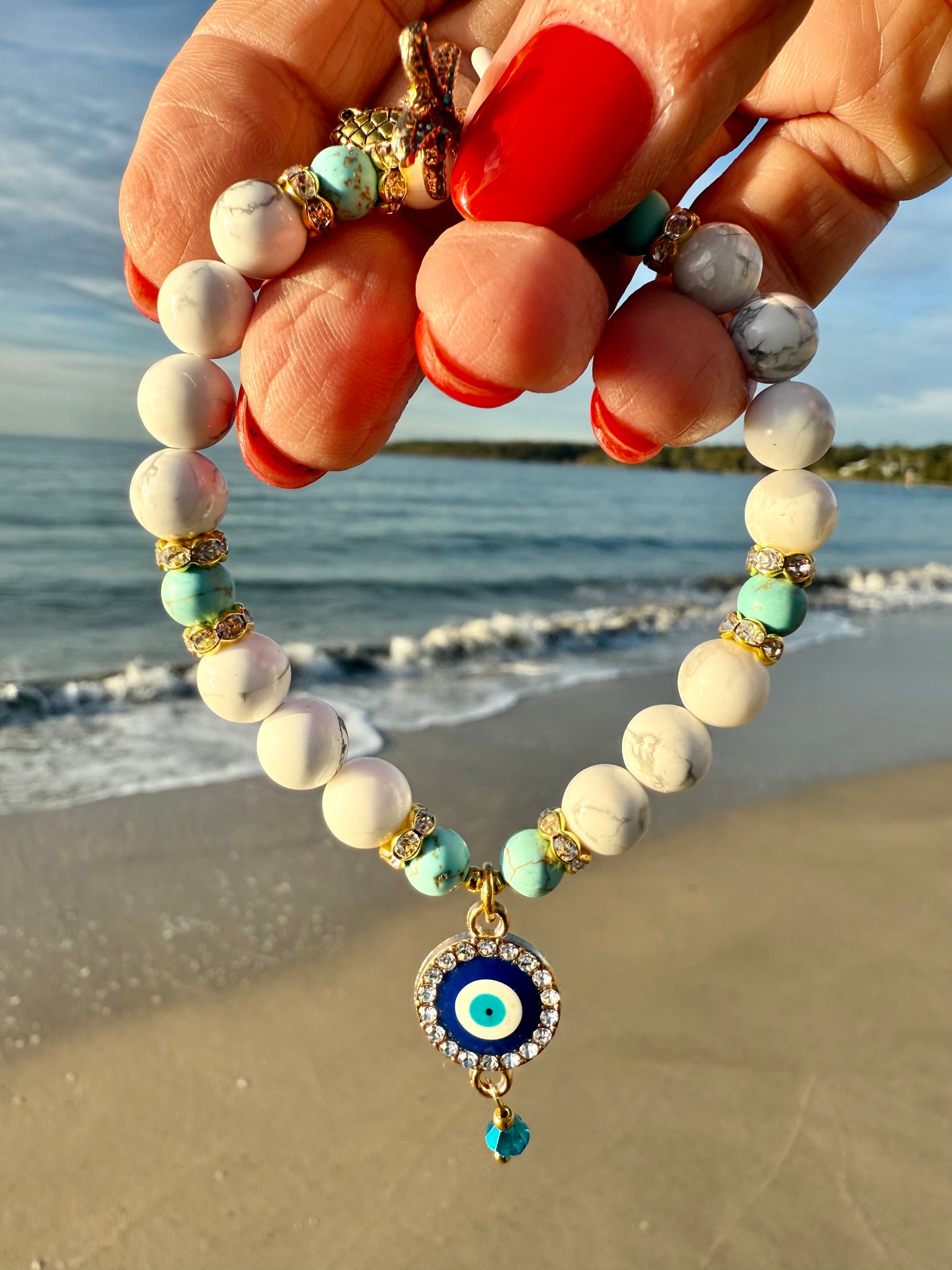 Evil Eye Santorini Bracelet