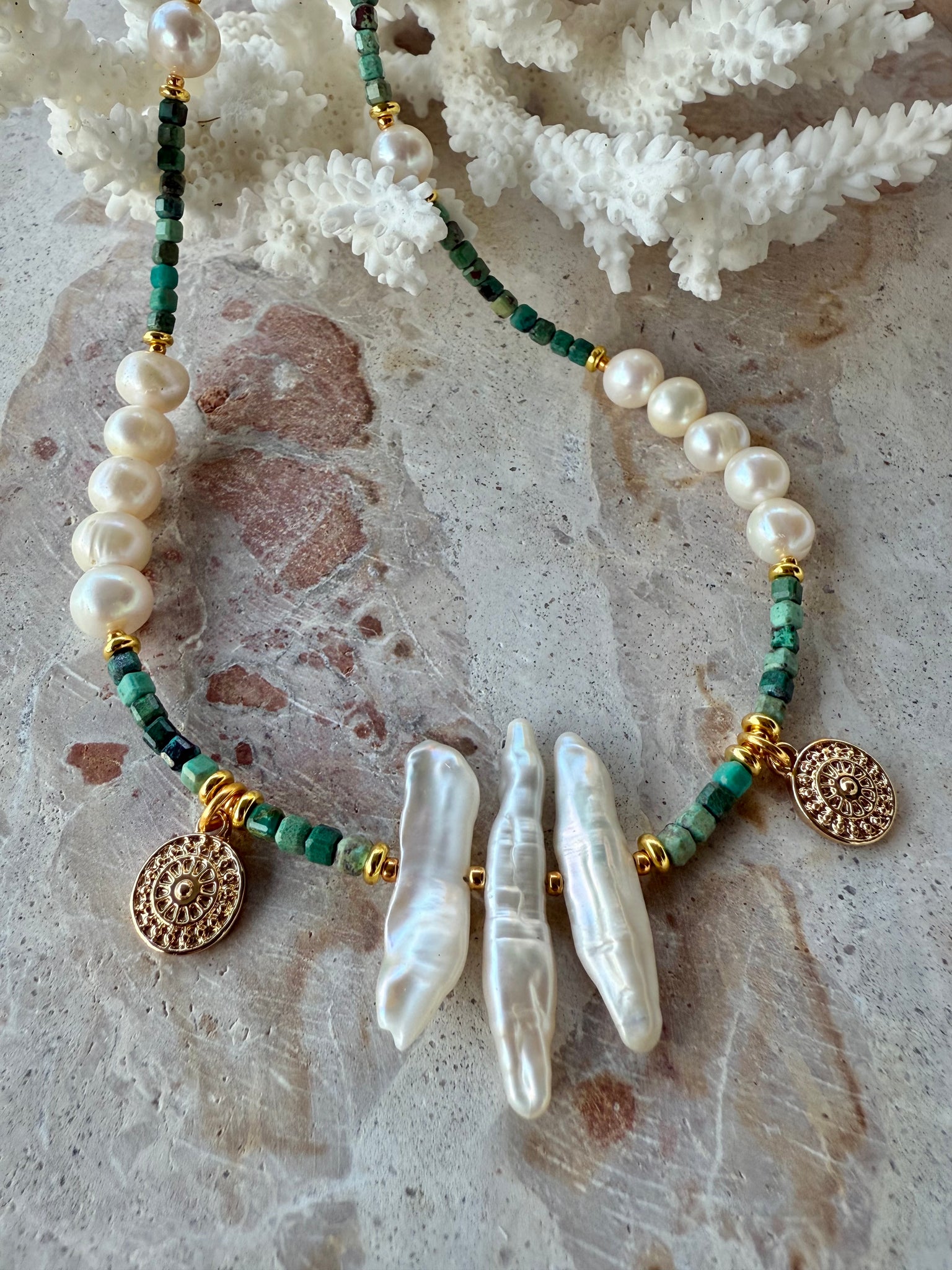 Coastal Luxe Pearl Necklace