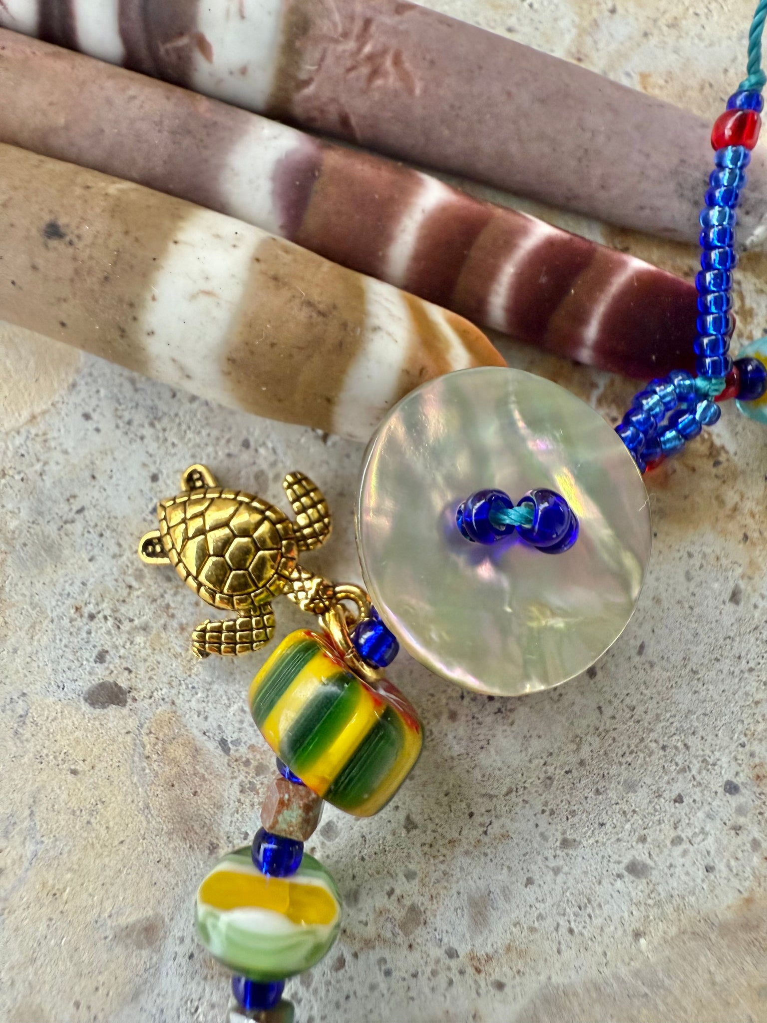 Islander Blue Shell Bracelet