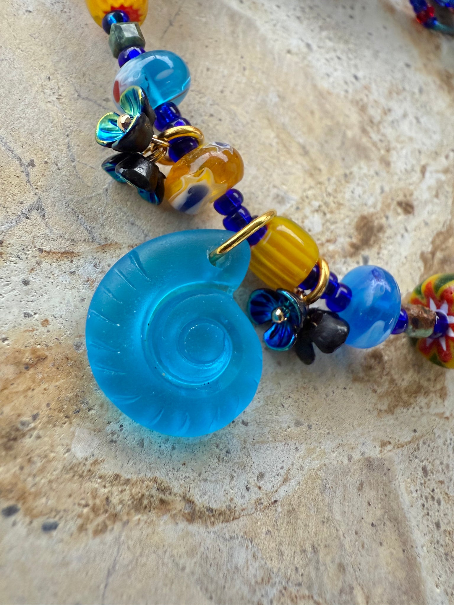 Islander Blue Shell Bracelet