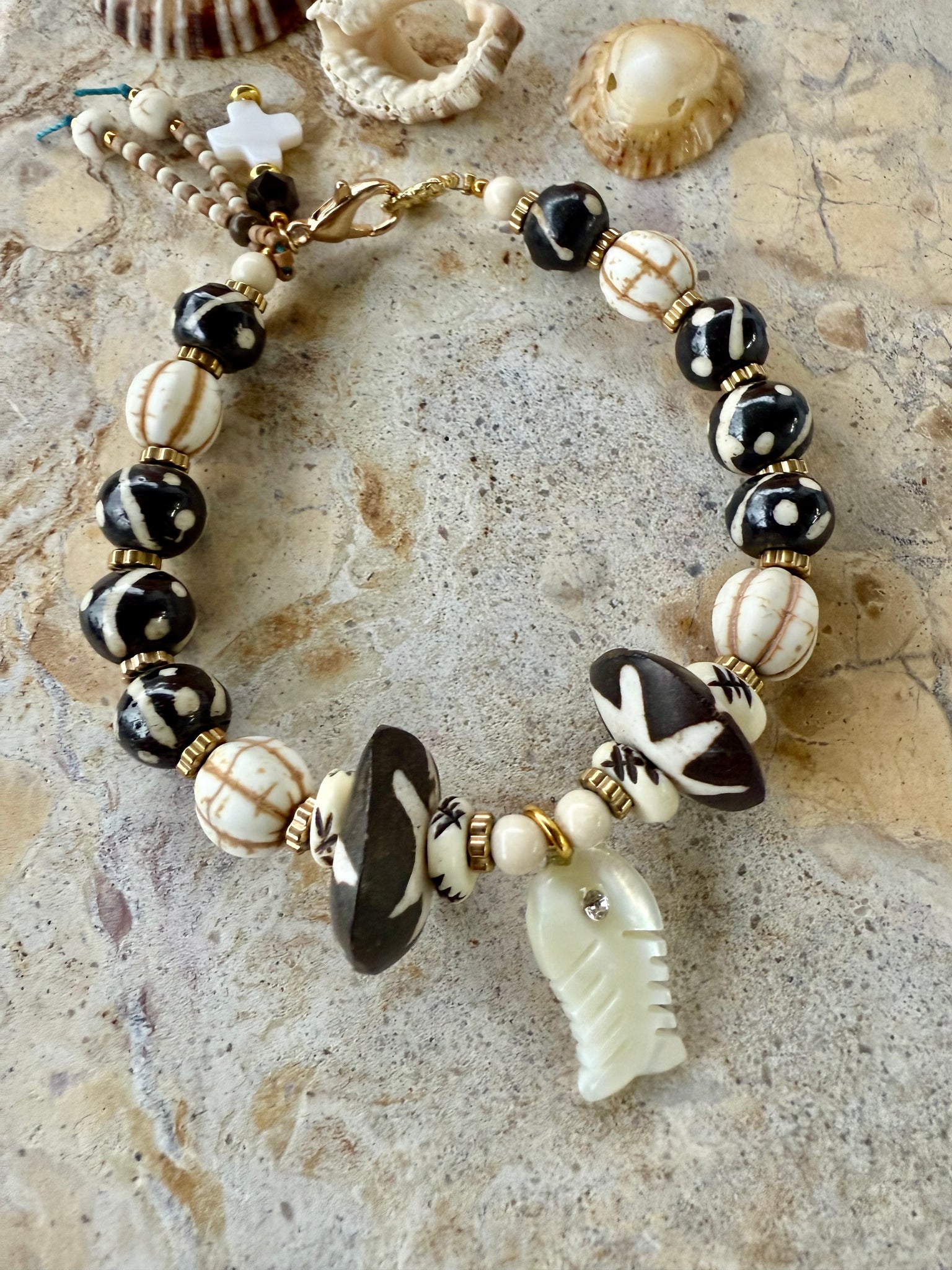 African Fish Tribal Bracelet