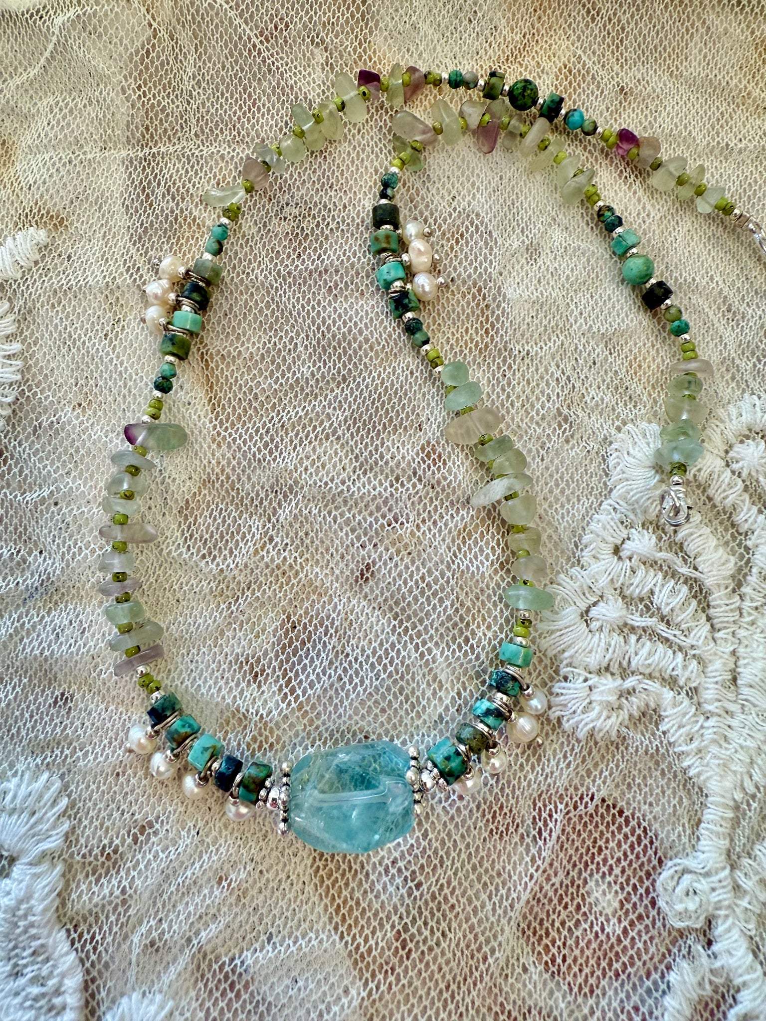 Bohemian Healing Stone Necklace