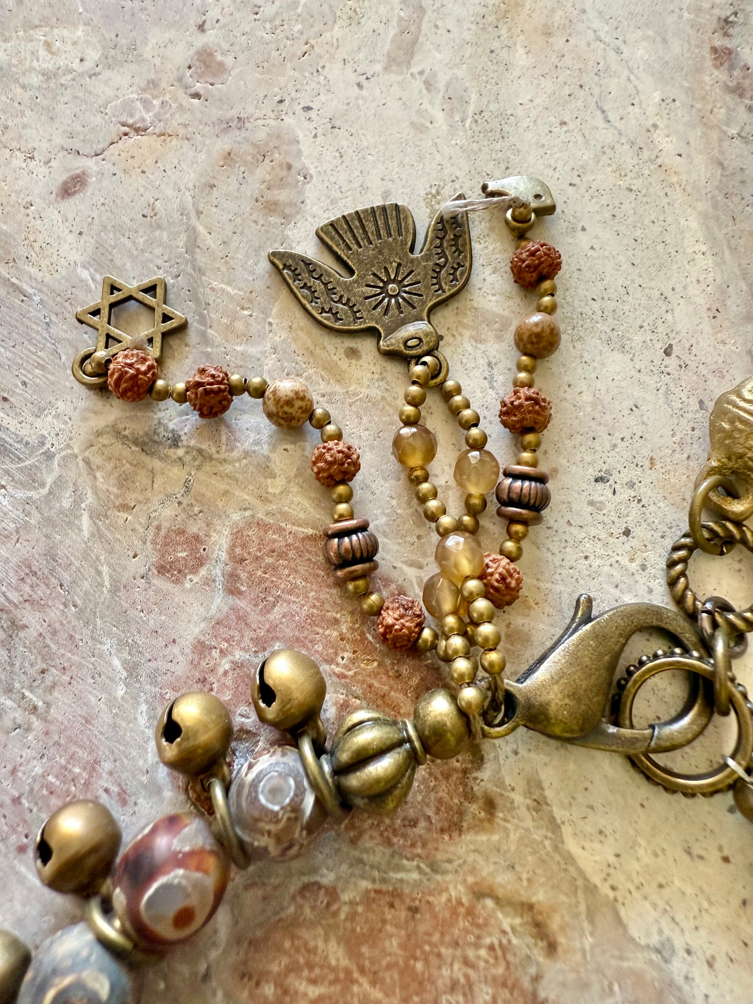 Tibetan Three Eye Stone Luck & Protection Bracelet