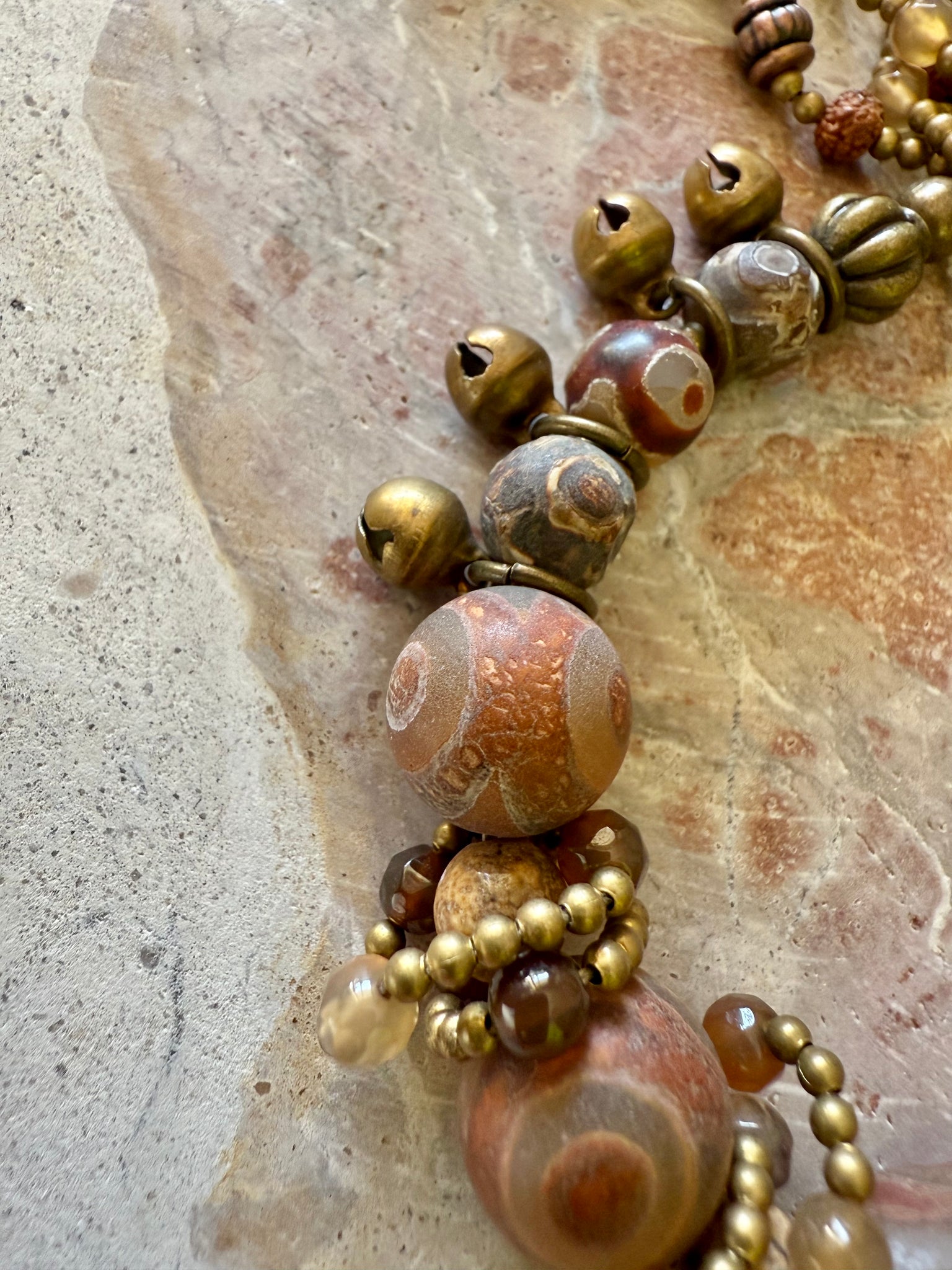 Tibetan Three Eye Stone Luck & Protection Bracelet