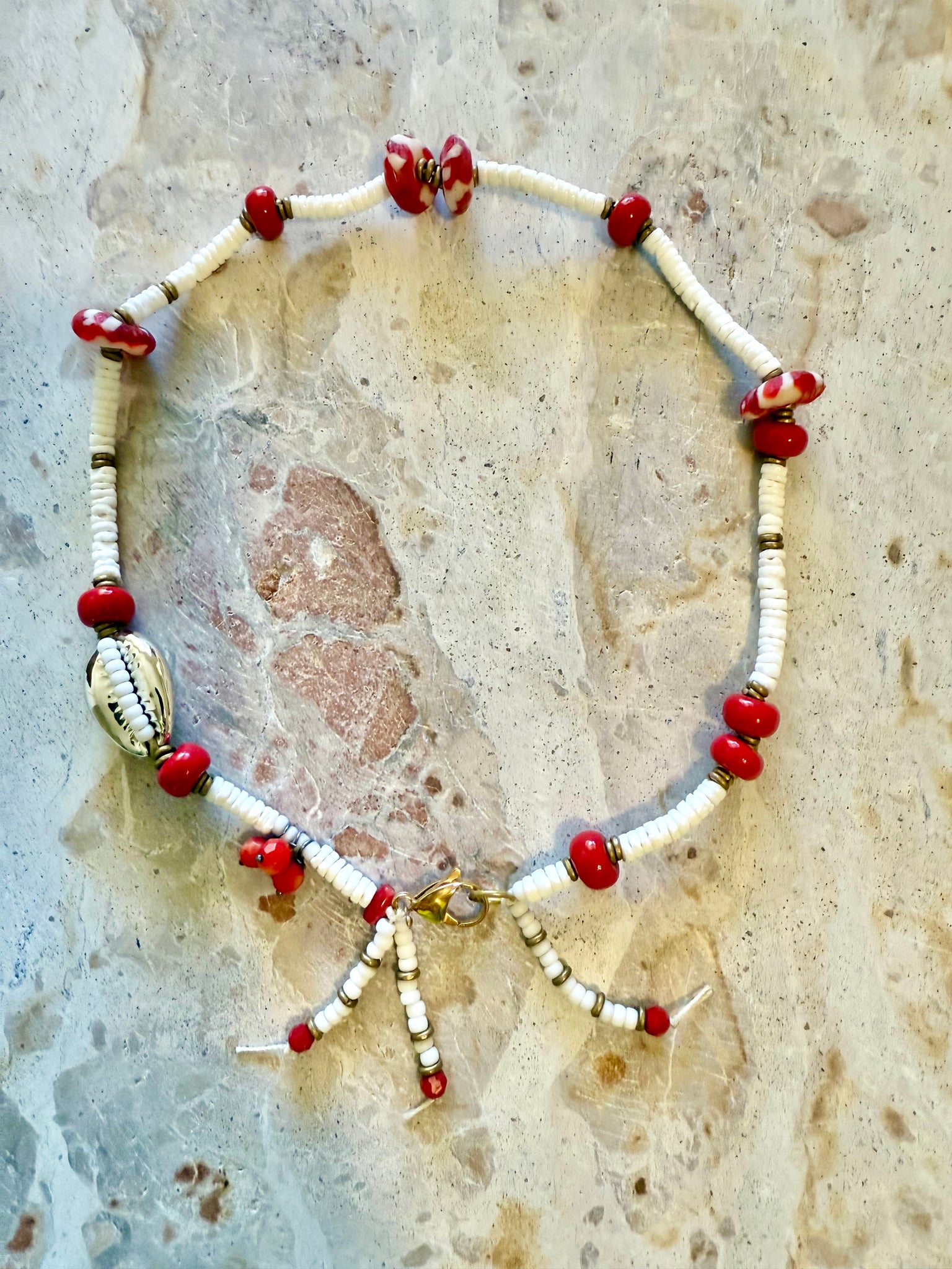 Amalfi Coast Cowrie Shell Bracelet
