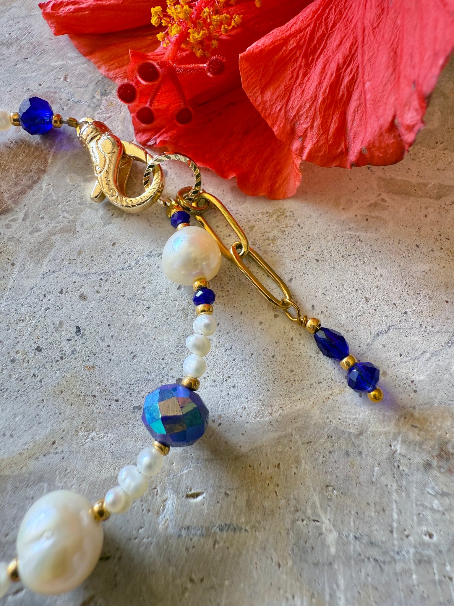 Baroque Pearl Crystal Bracelet
