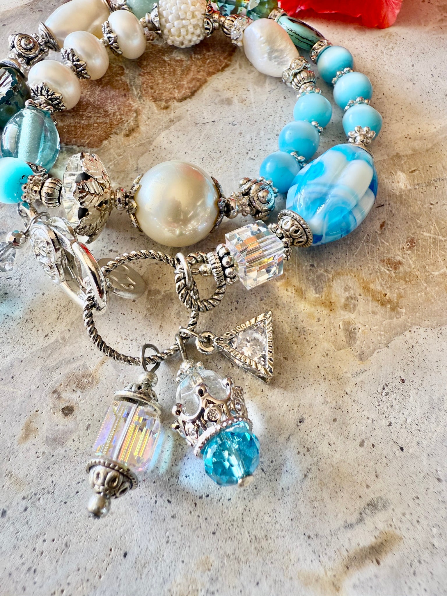 Murano Glass Pearl Bracelet