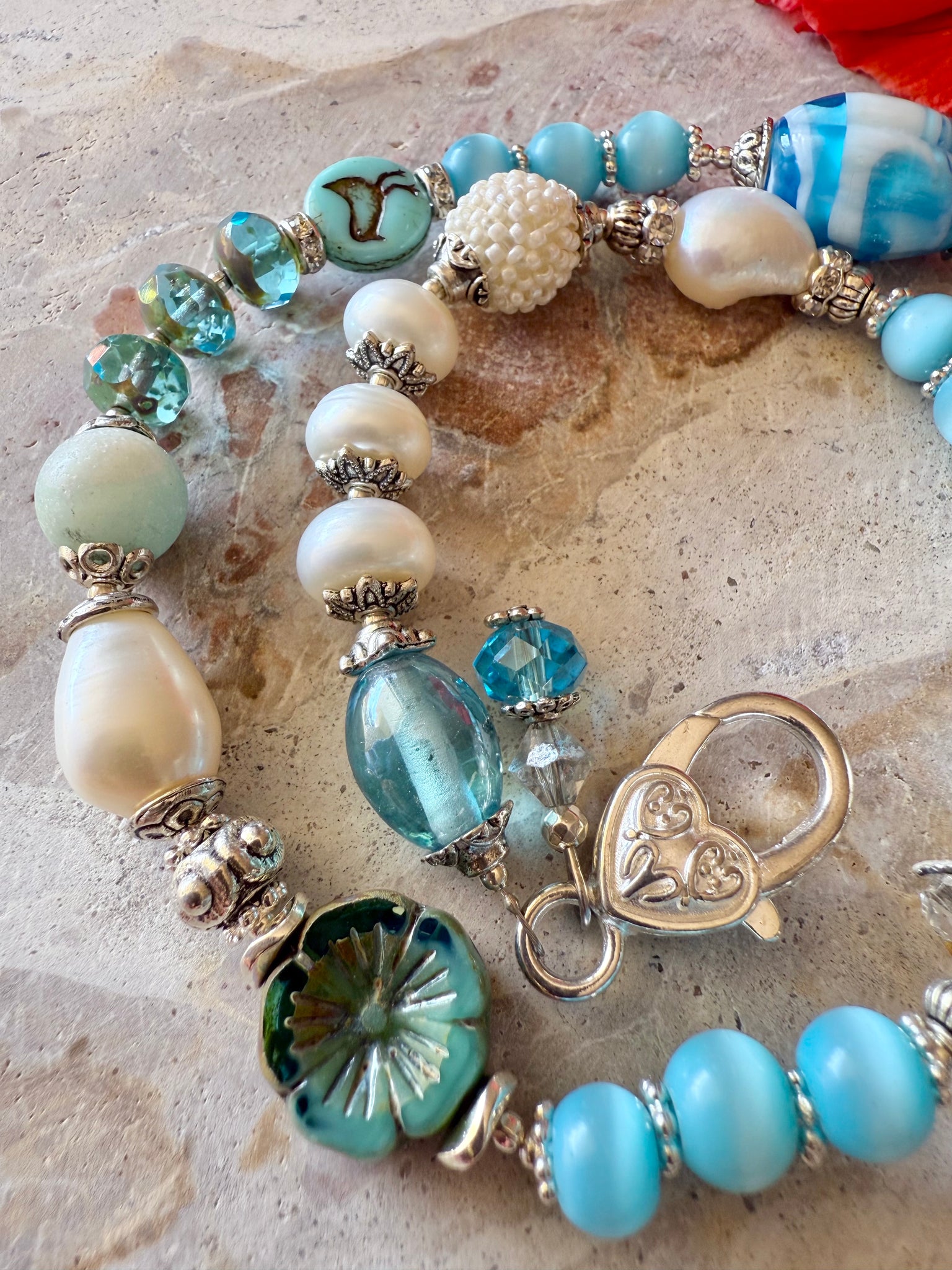 Murano Glass Pearl Bracelet