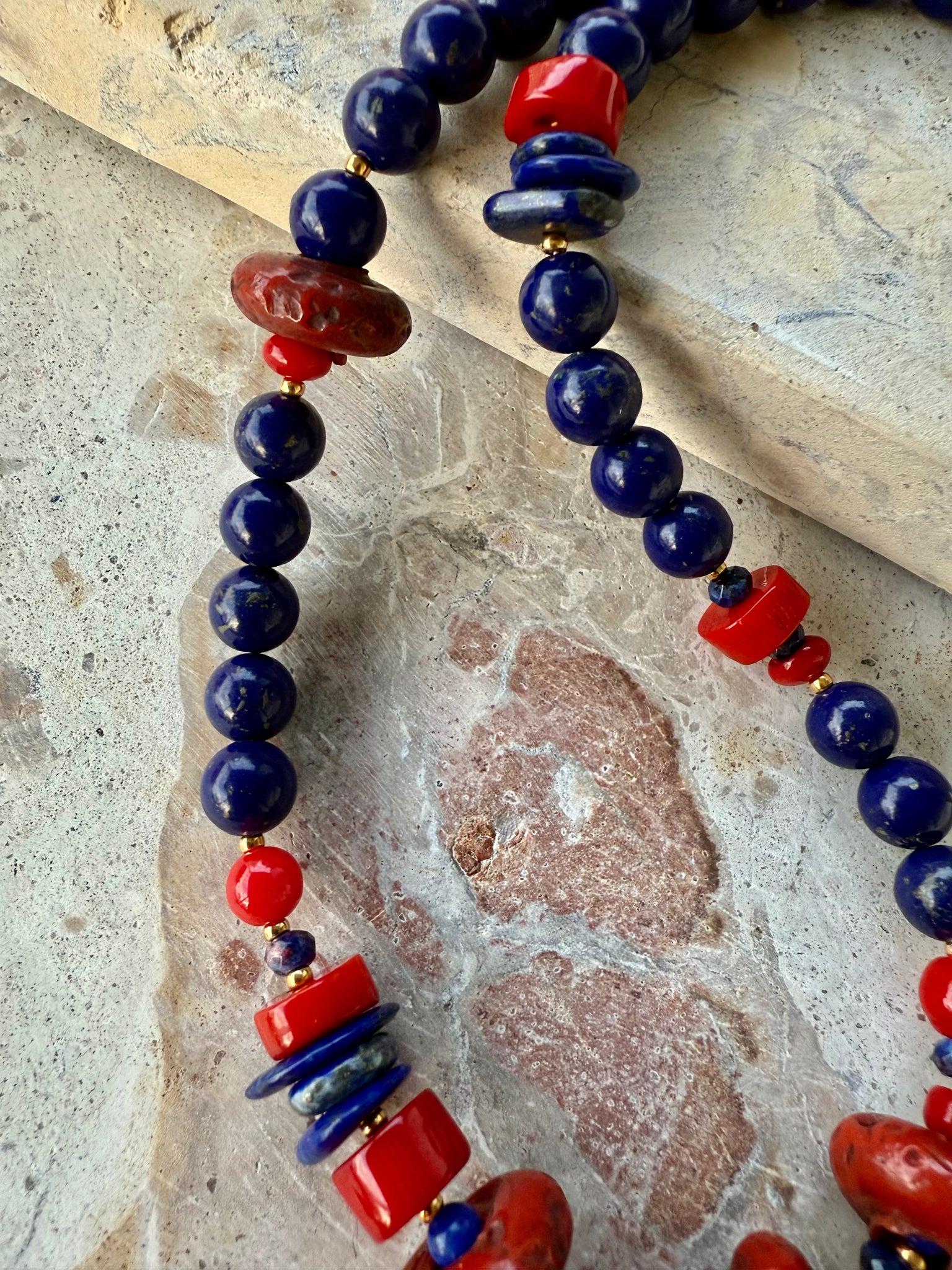 Amalfi Red Shell Necklace