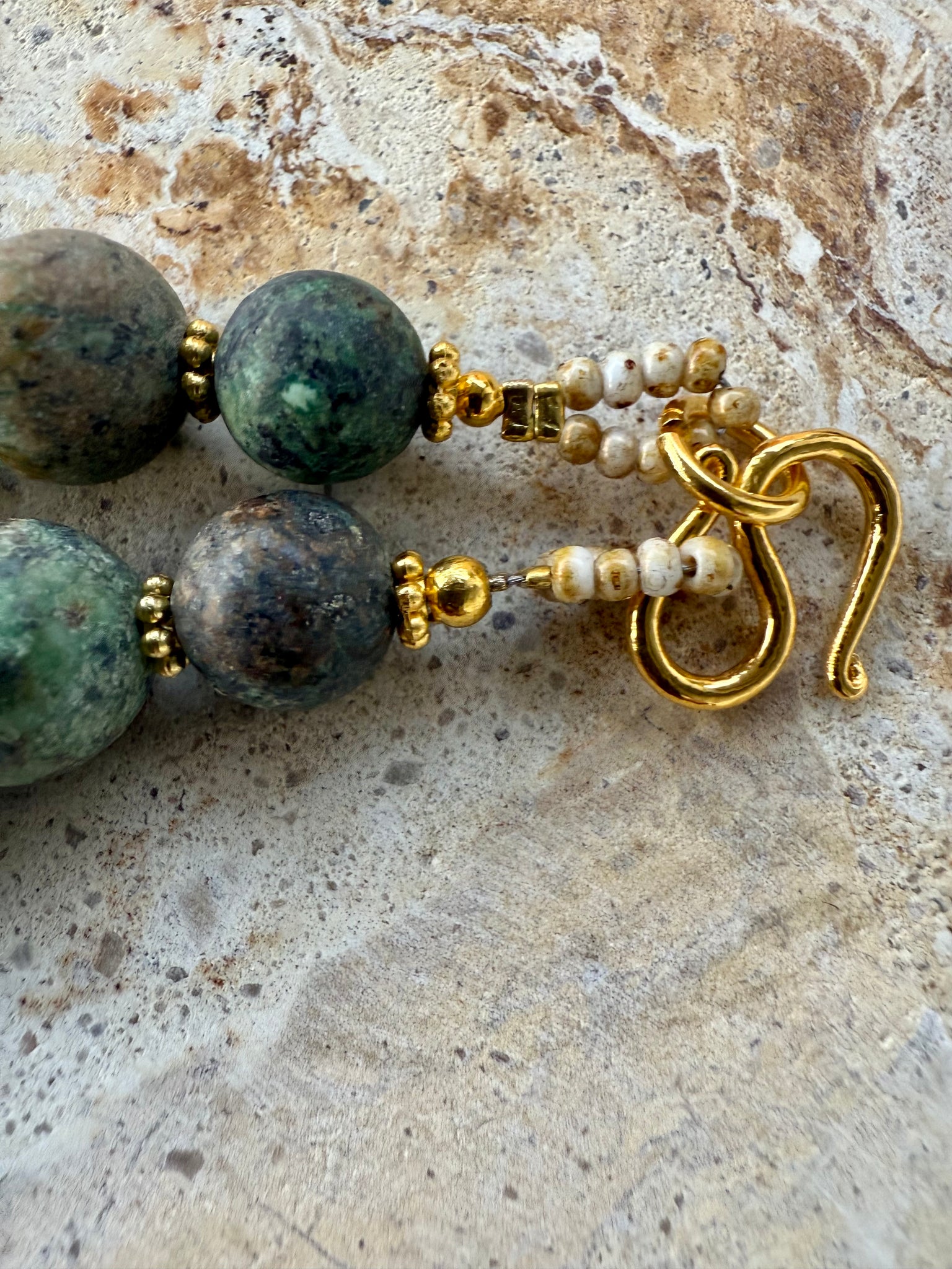 African Turquoise Desert Necklace