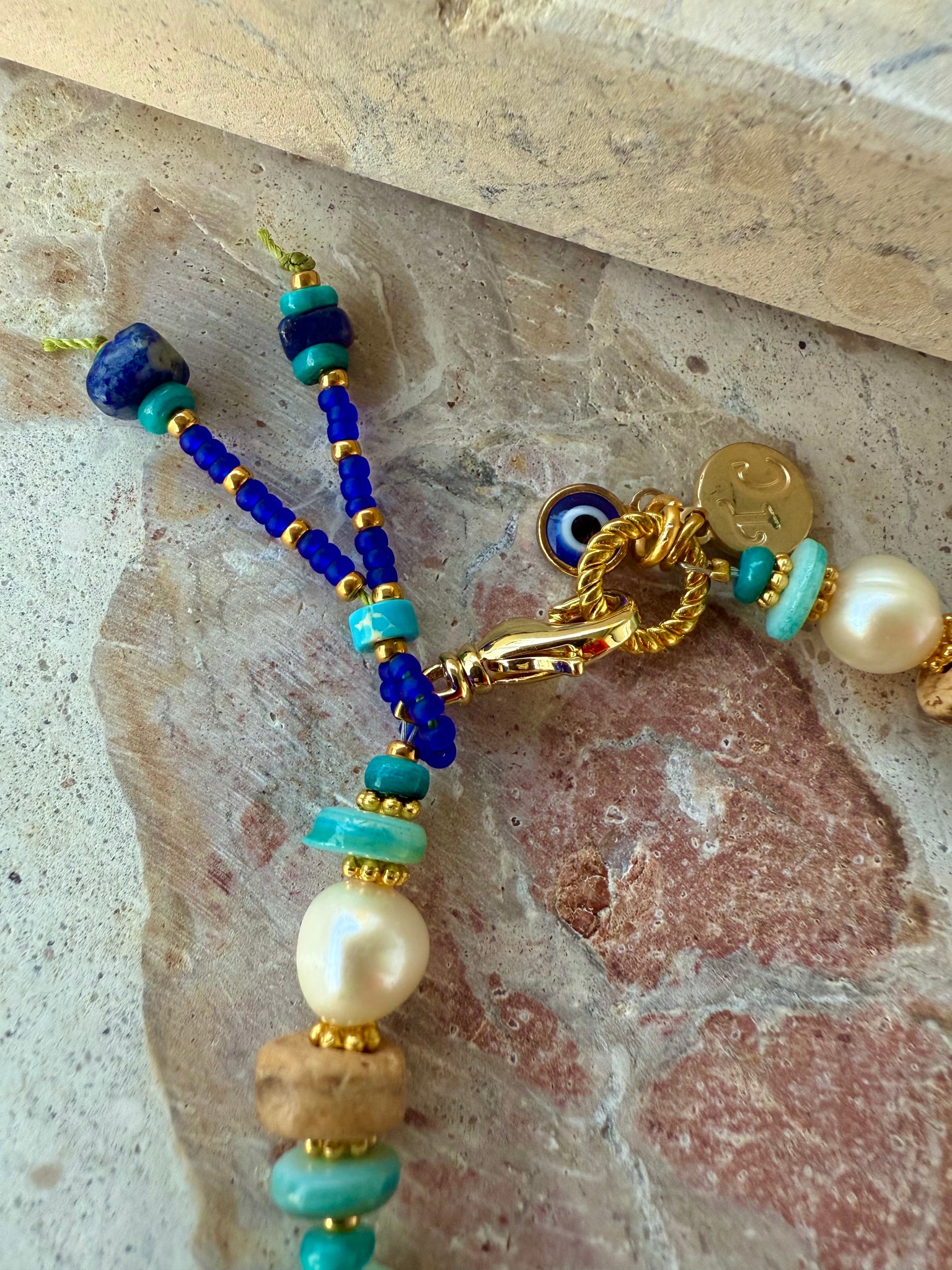 Evil Eye Blue Beachie Bracelet