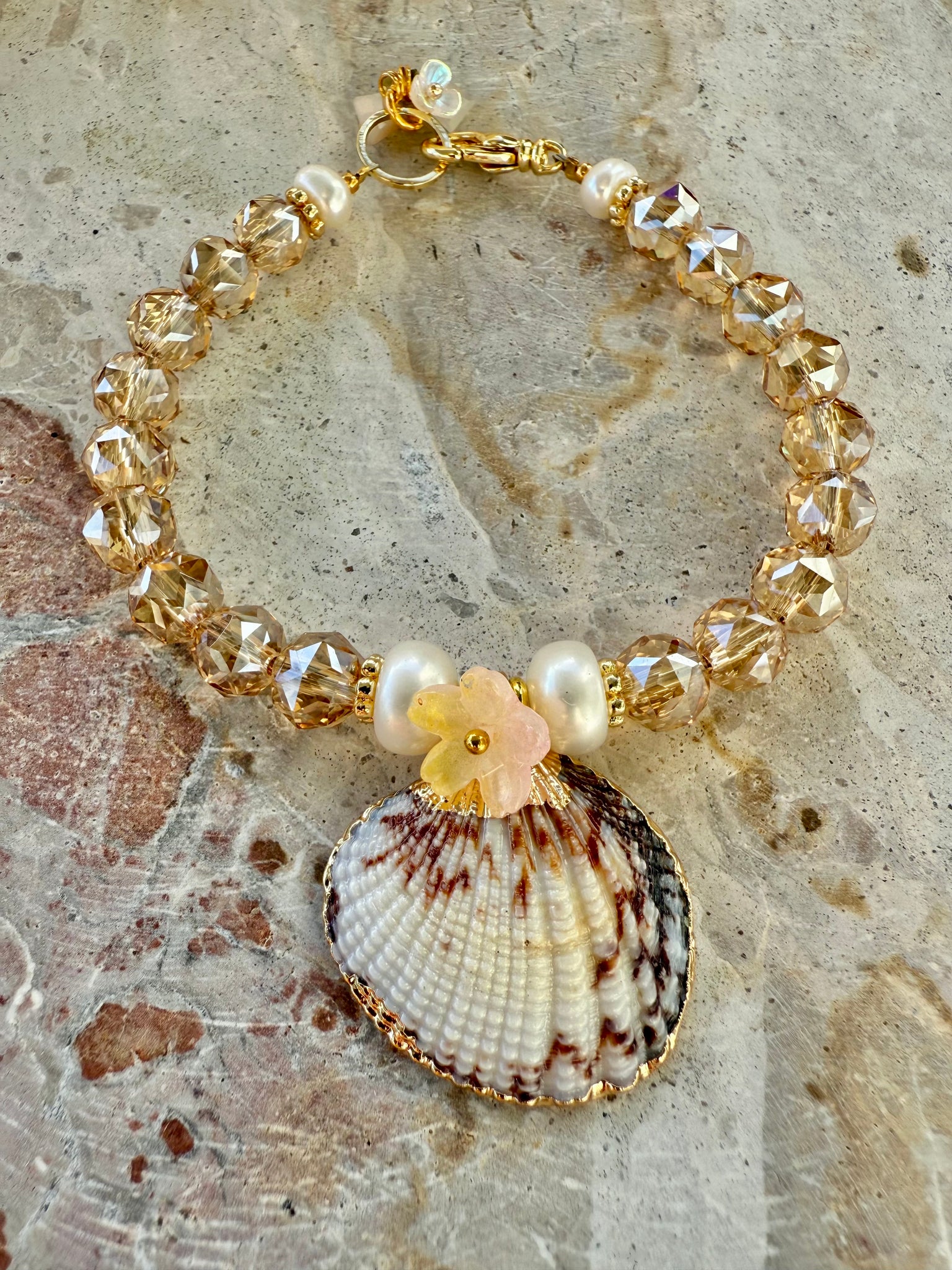 Champagne Lux Crystal Bracelet