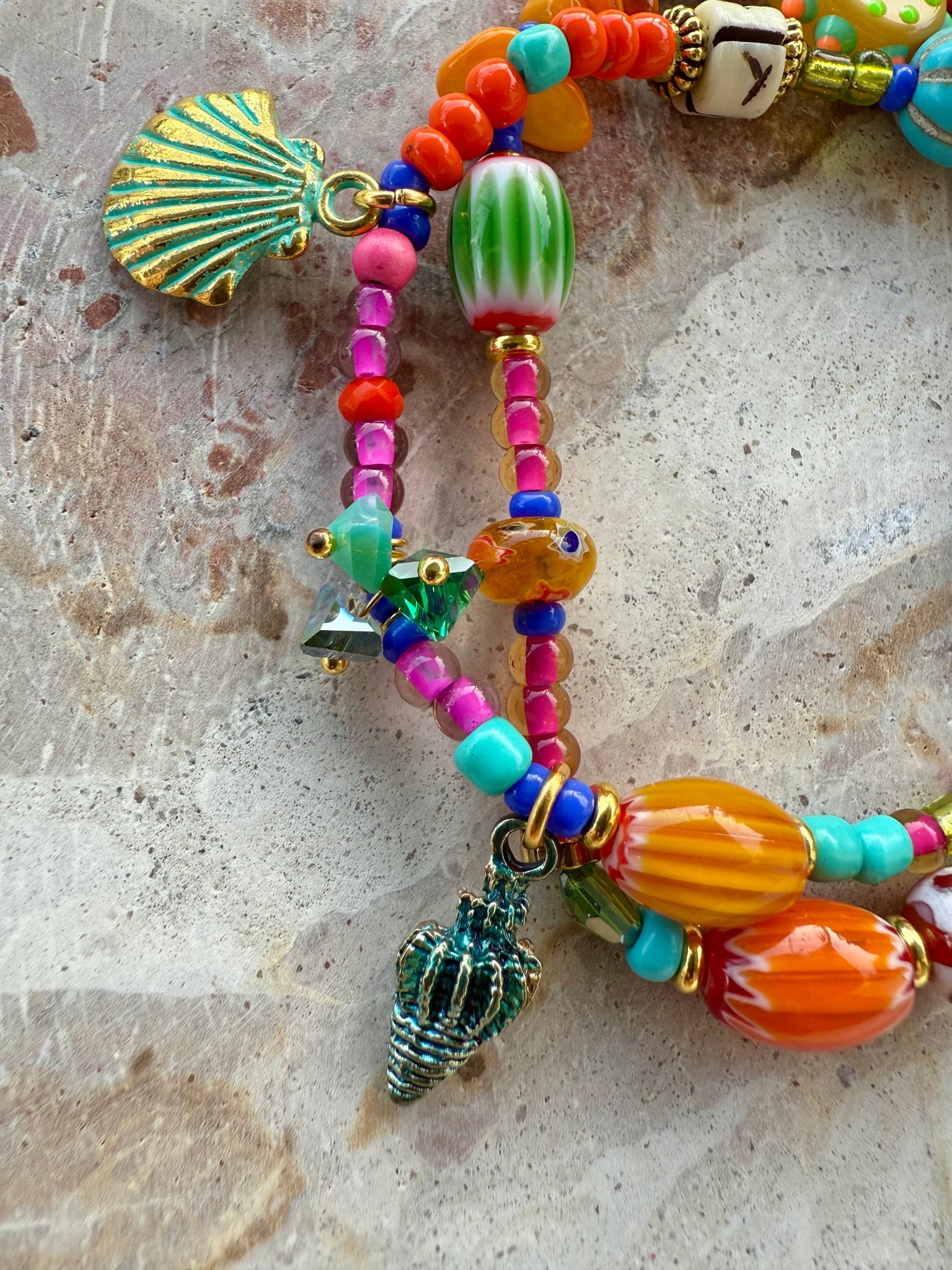 Beach Boho Heart Bracelet