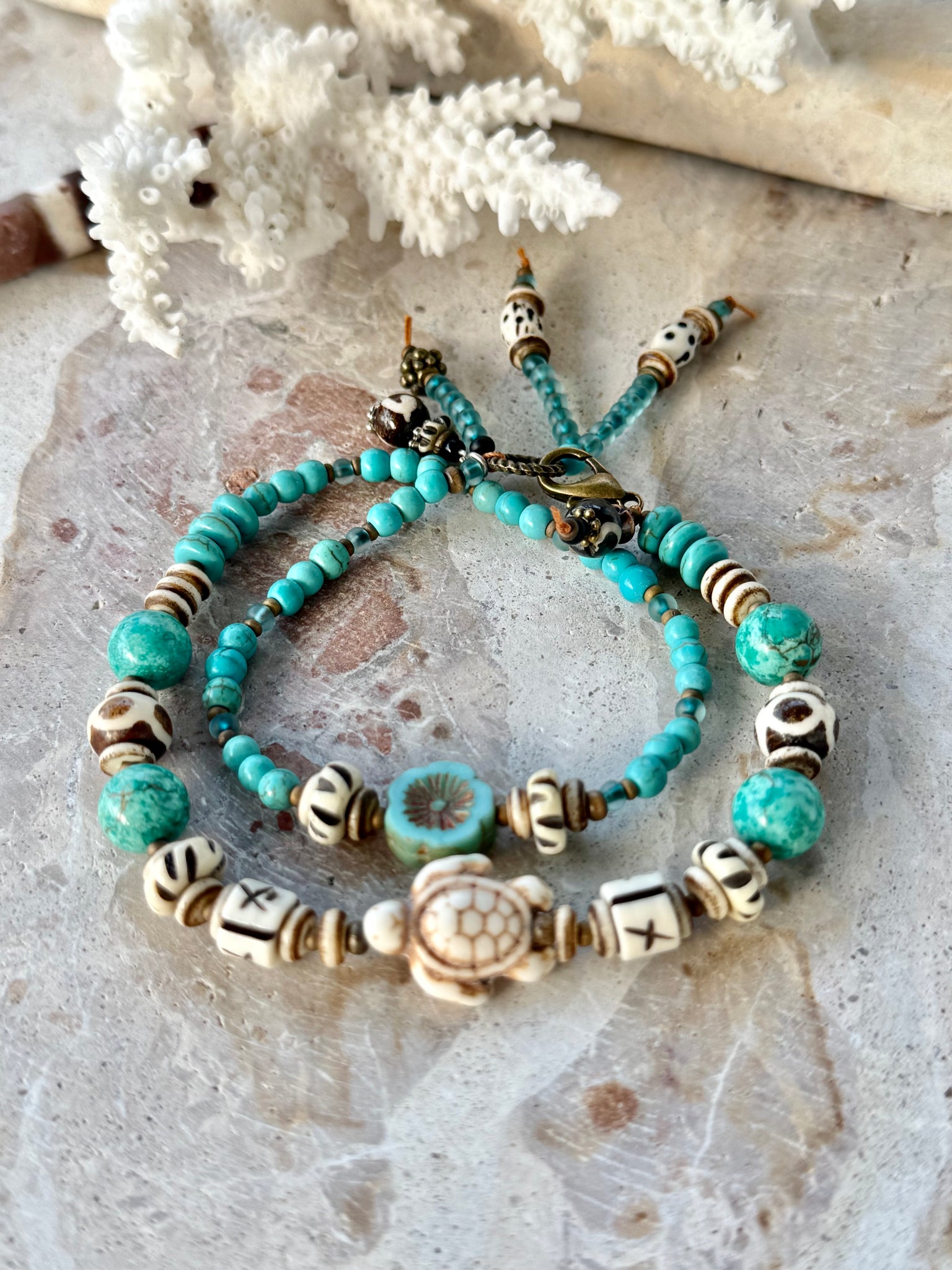 Ocean Breeze Stone Bracelet