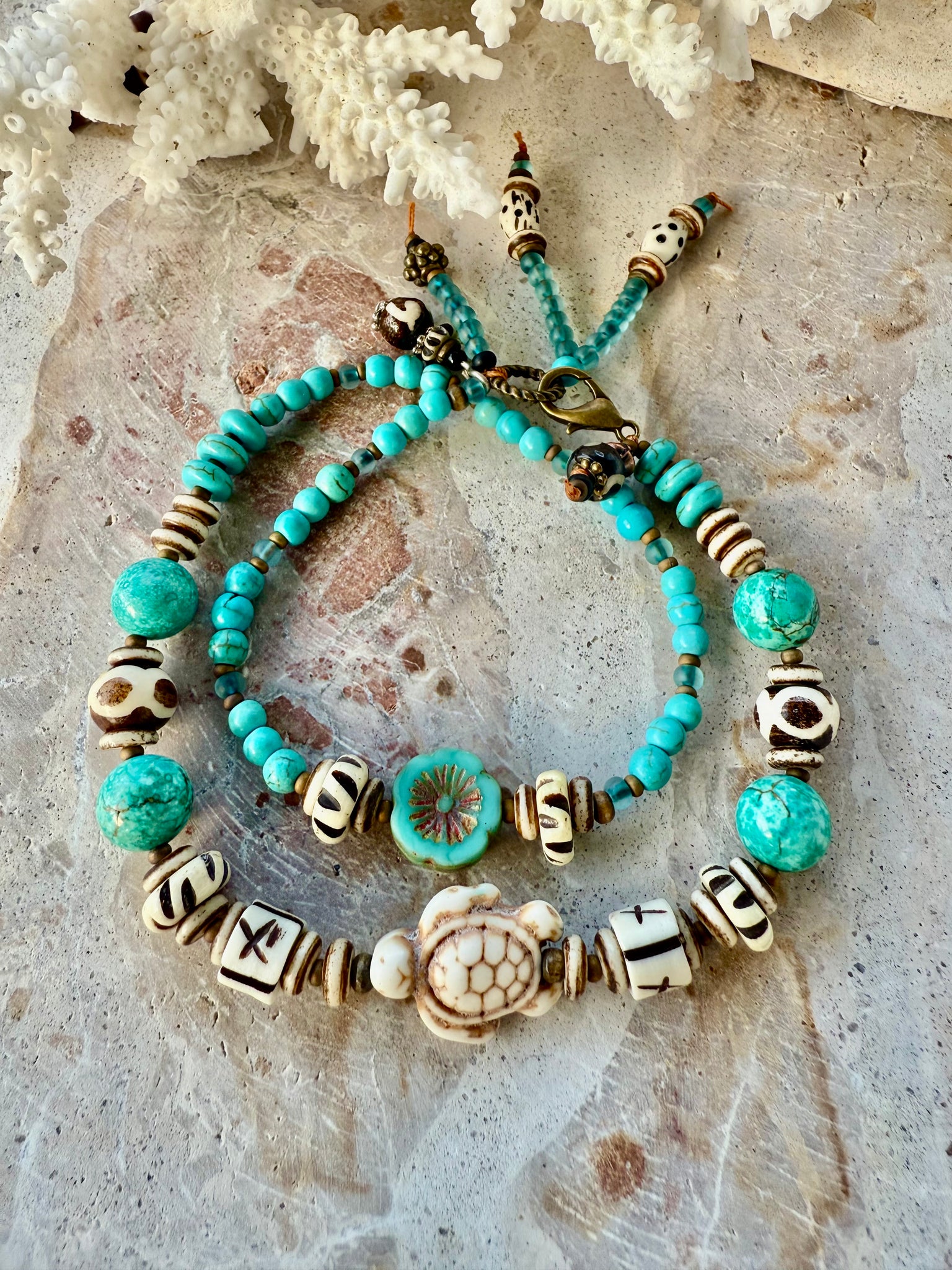 Ocean Breeze Stone Bracelet