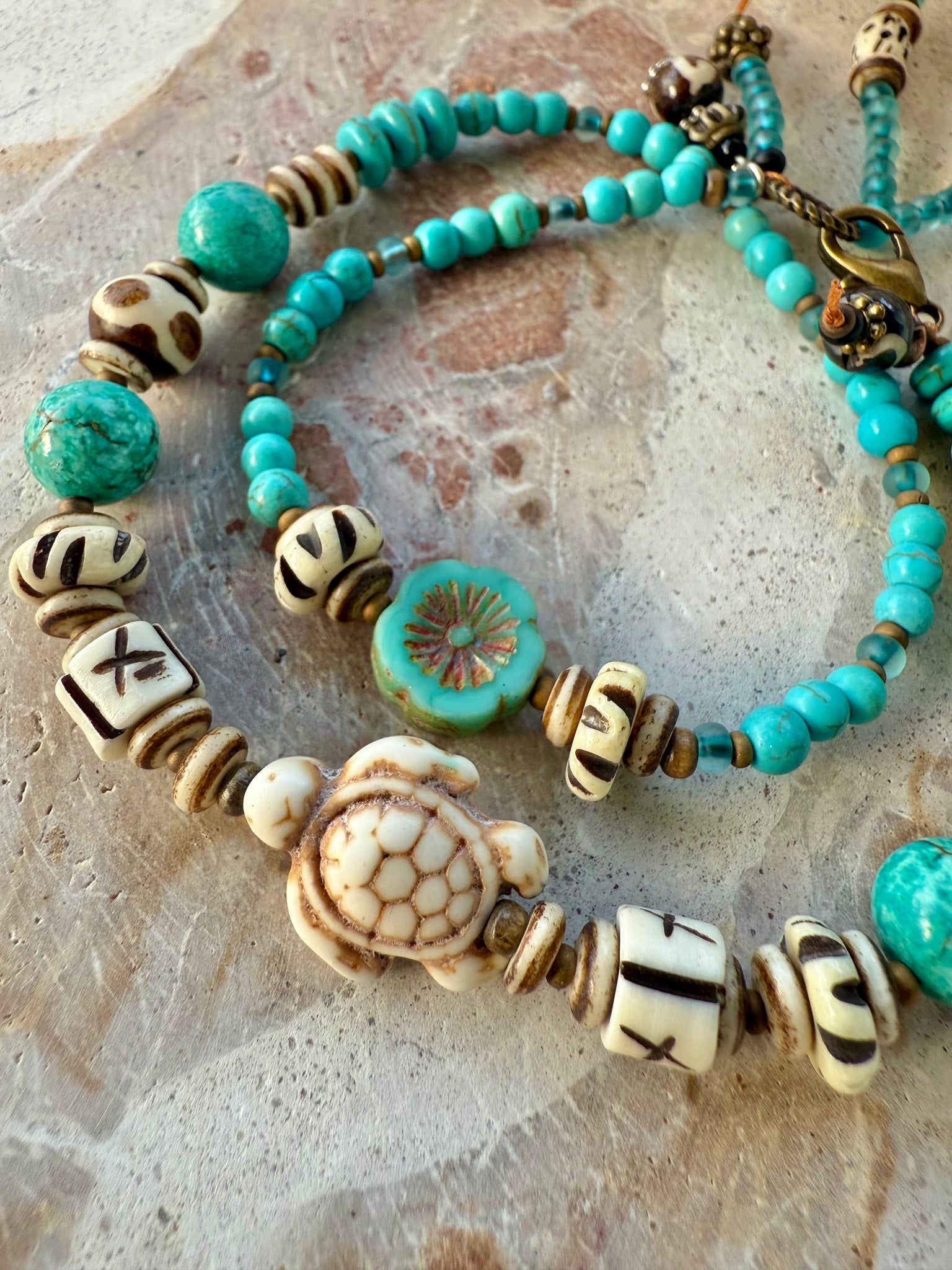 Ocean Breeze Stone Bracelet