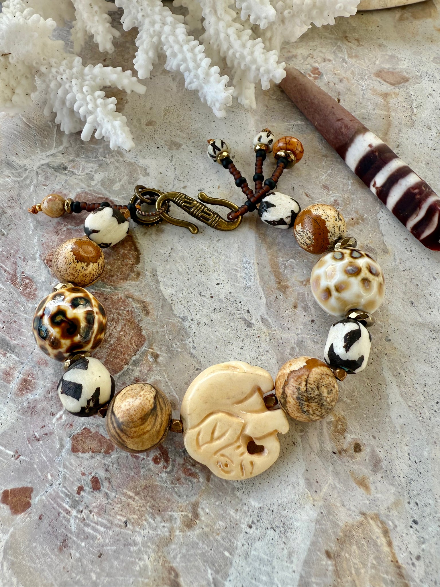 African Tribal Elephant Bracelet