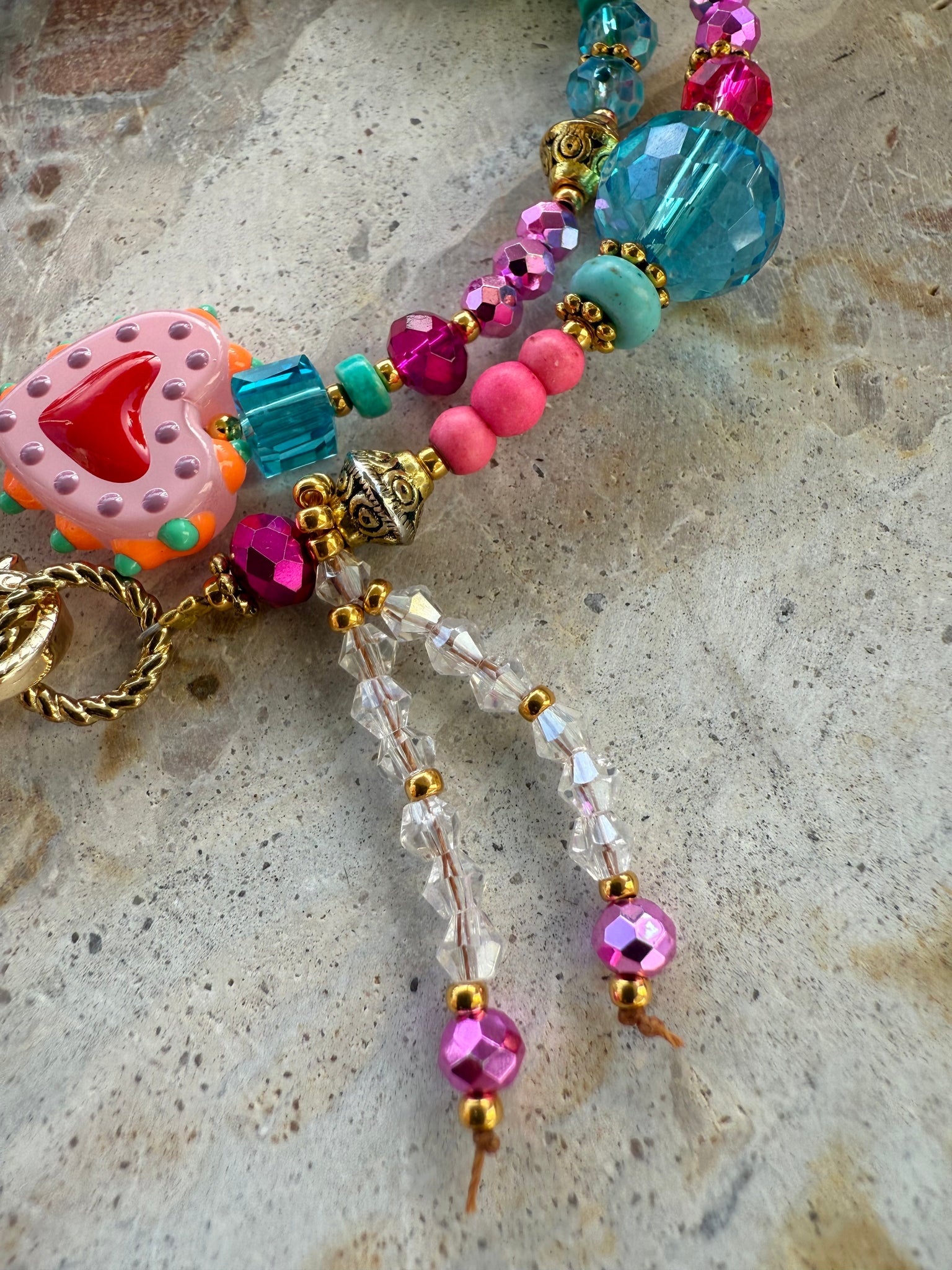Crystal Heart Party Bracelet
