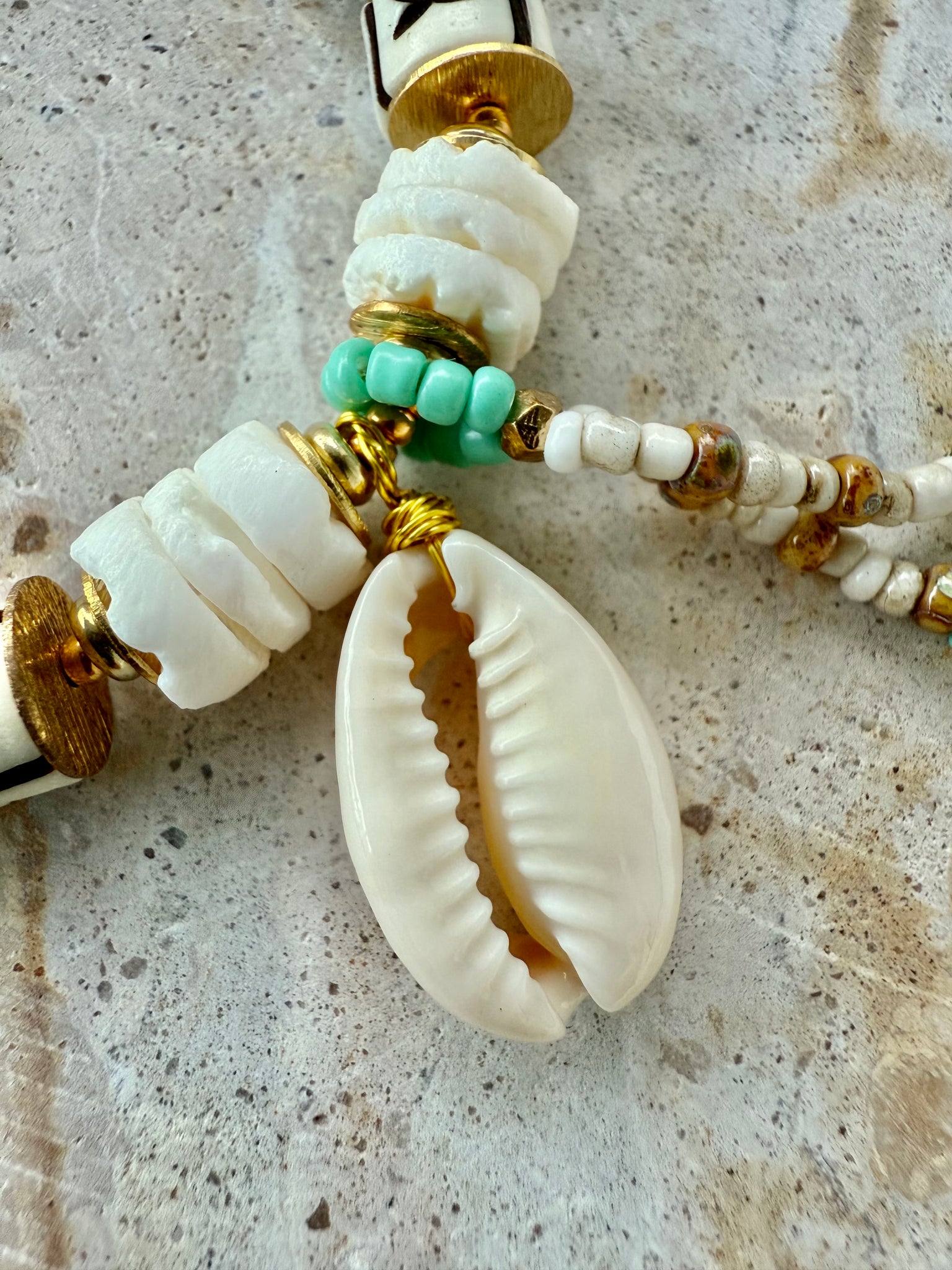 Palm Islander Cowrie Bracelet