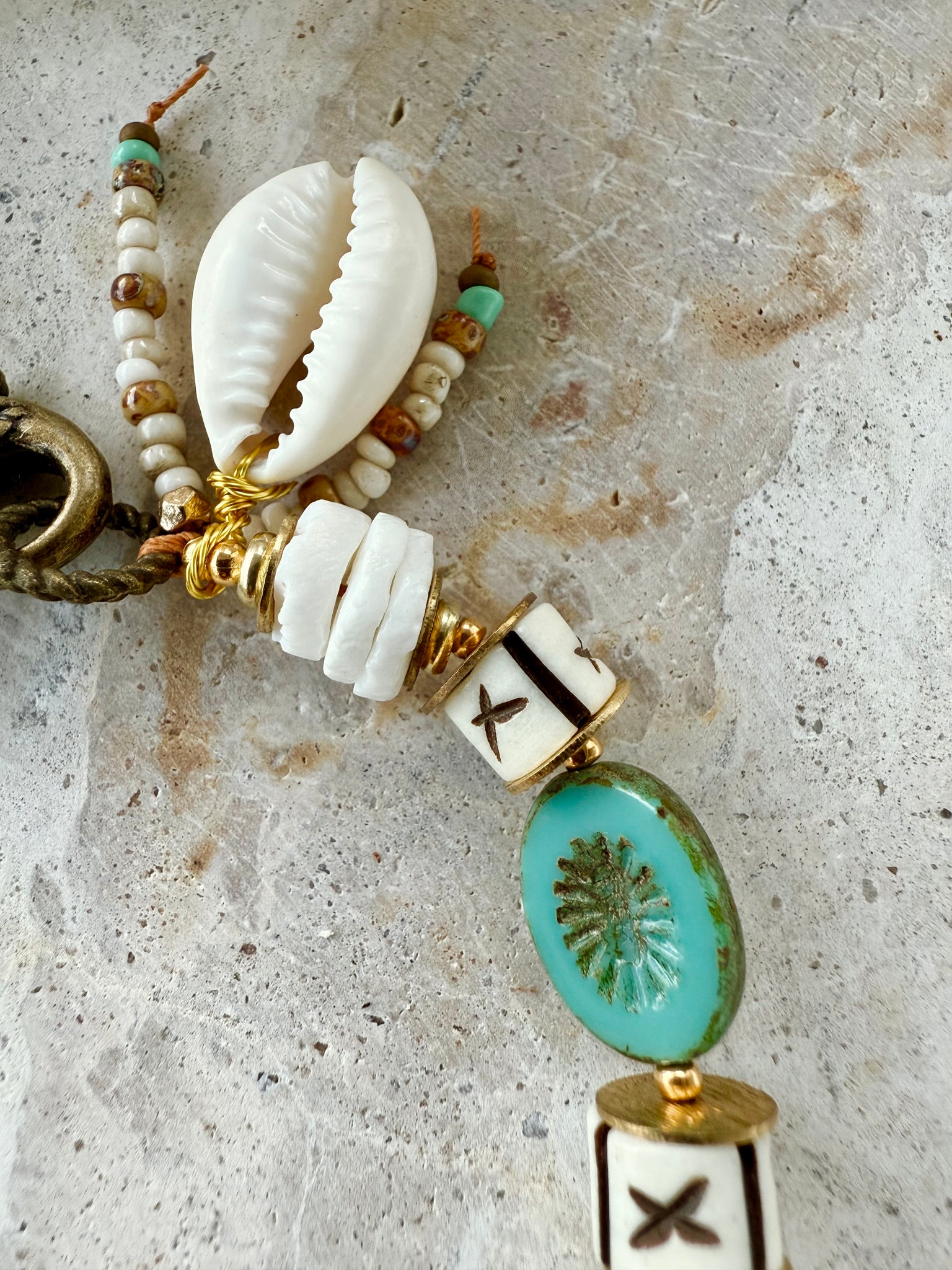 Palm Islander Cowrie Bracelet