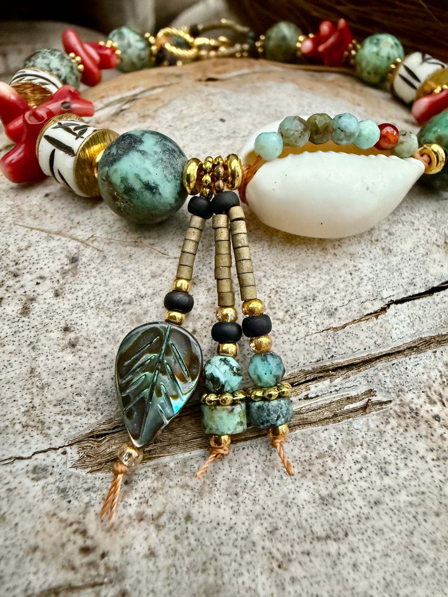 Hawaii Island Cowrie Bracelet