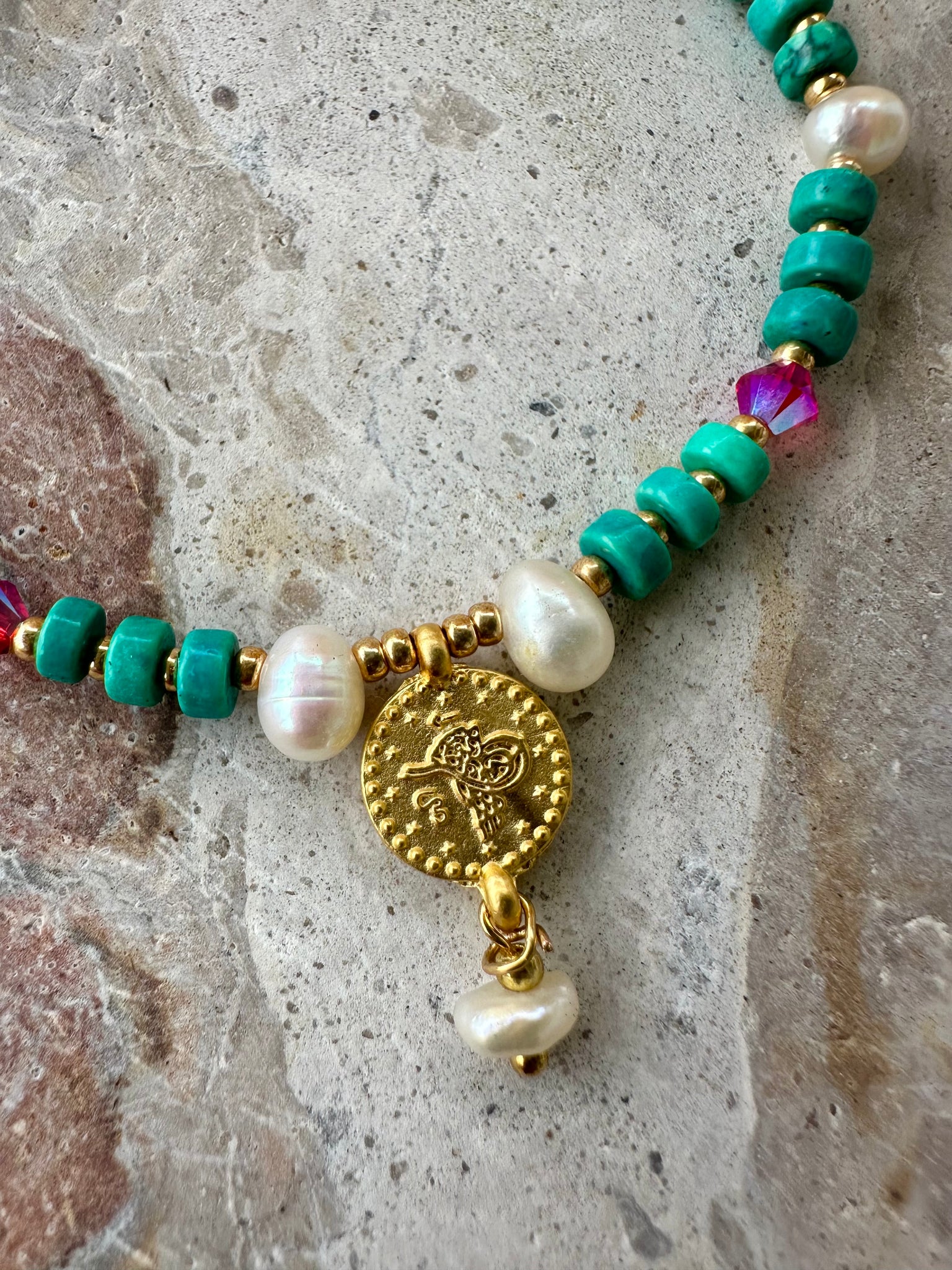 Boho Beaded Pearl Bracelet