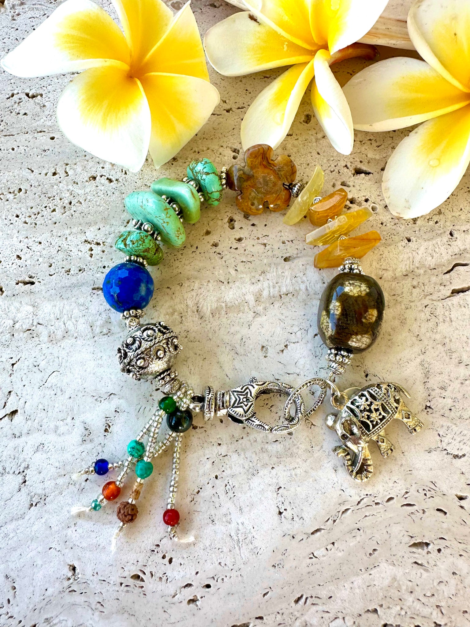 Turquoise Stone Boho Bracelet