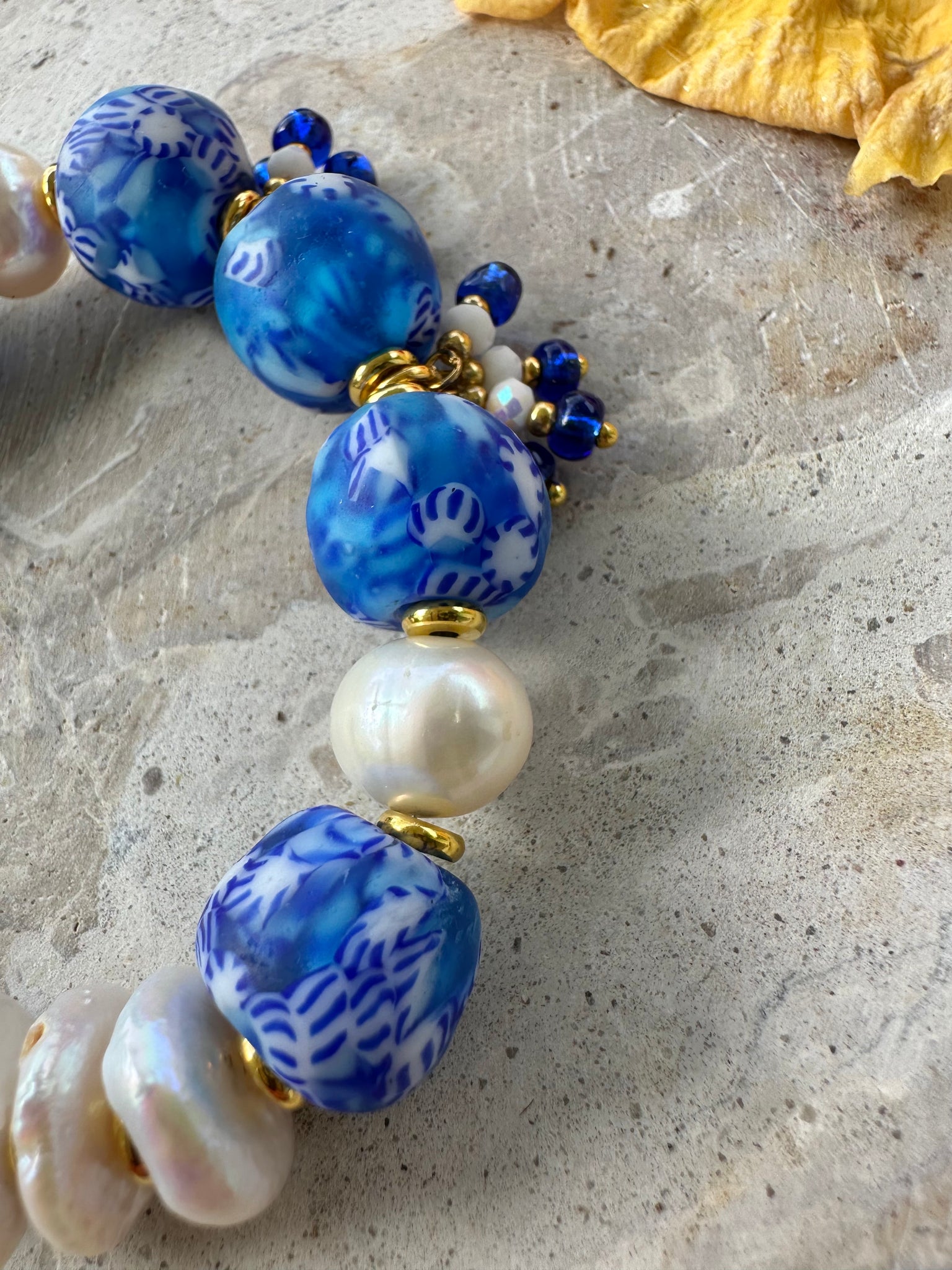 Amalfi Pearl Glass Bracelet