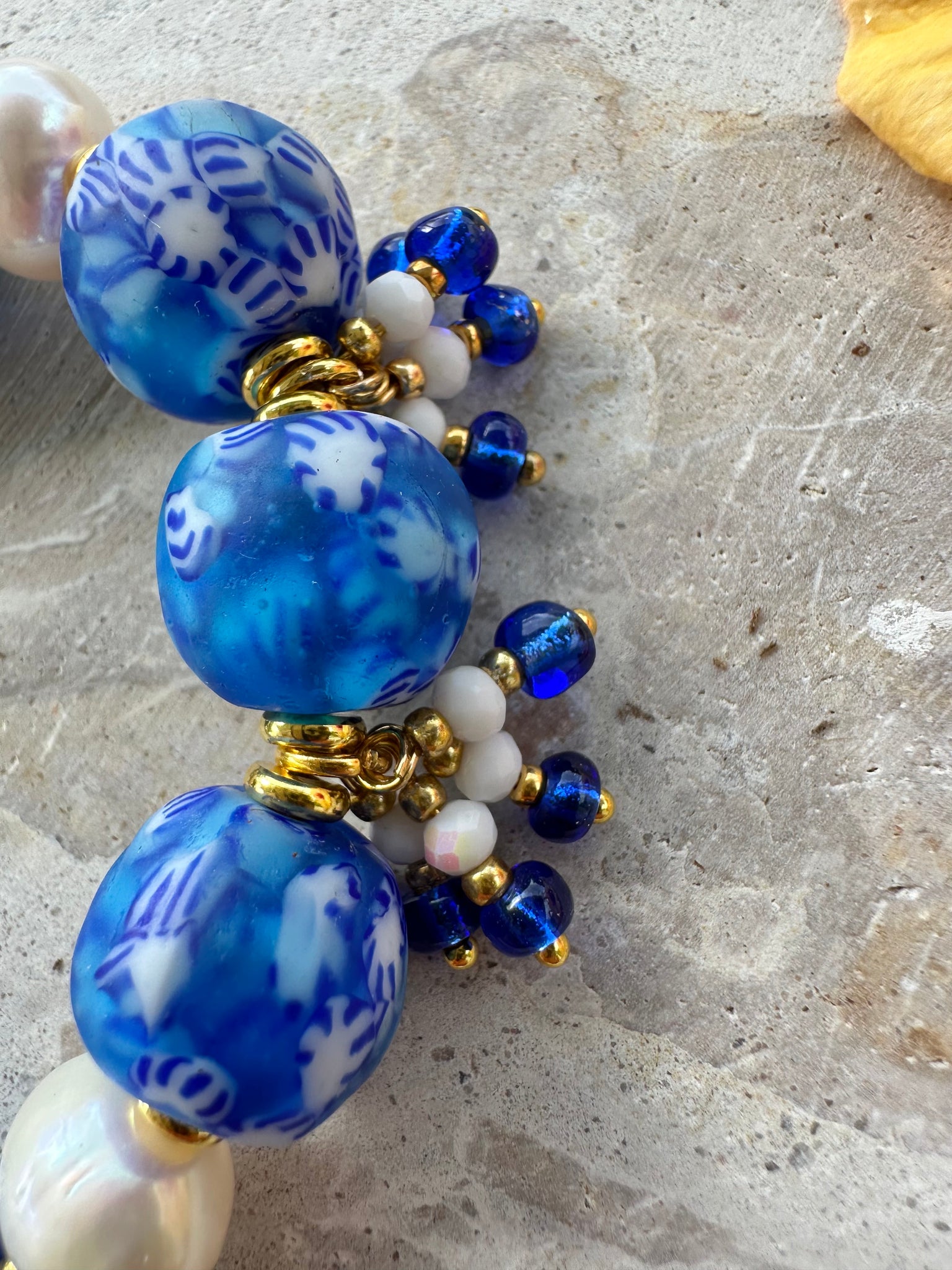 Amalfi Pearl Glass Bracelet