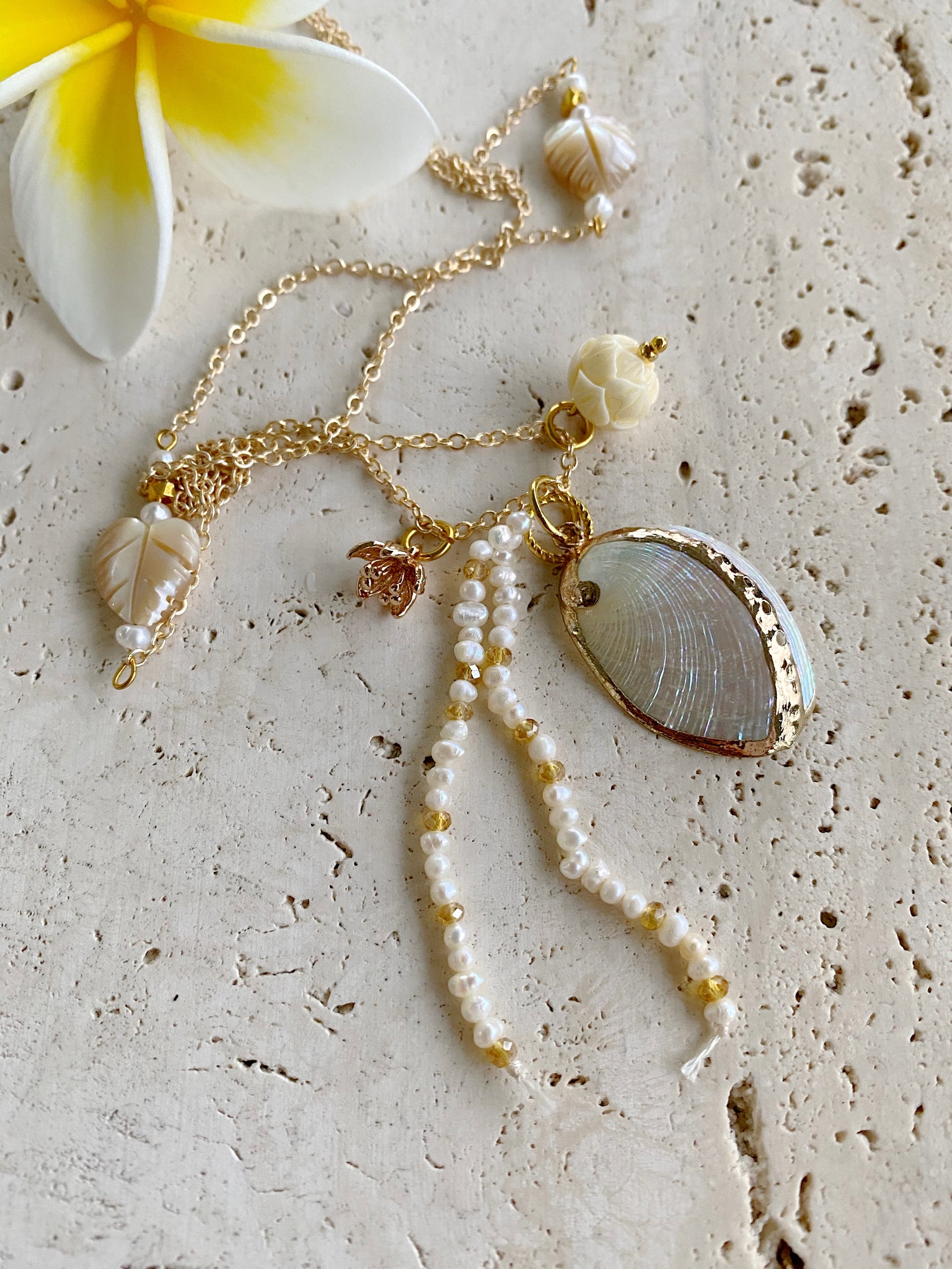 Gold Shell Necklace