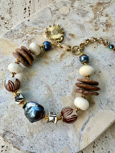 Pearl Stone Bracelet