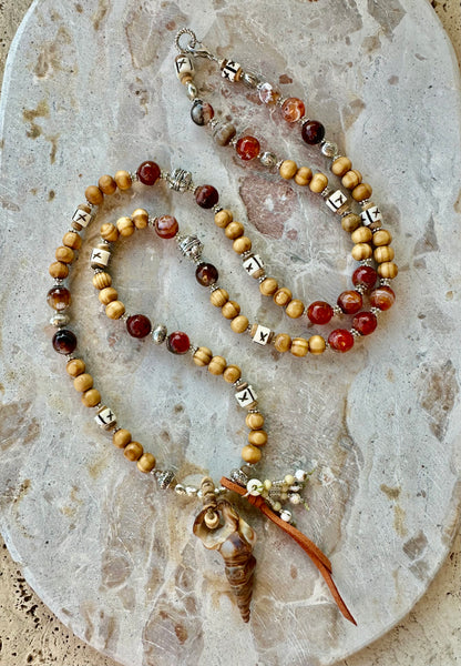 Boho Shell Necklace Island Paradise