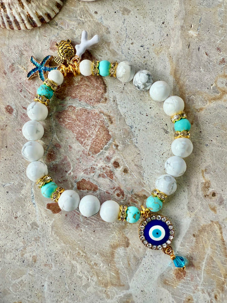 Evil Eye Santorini Bracelet