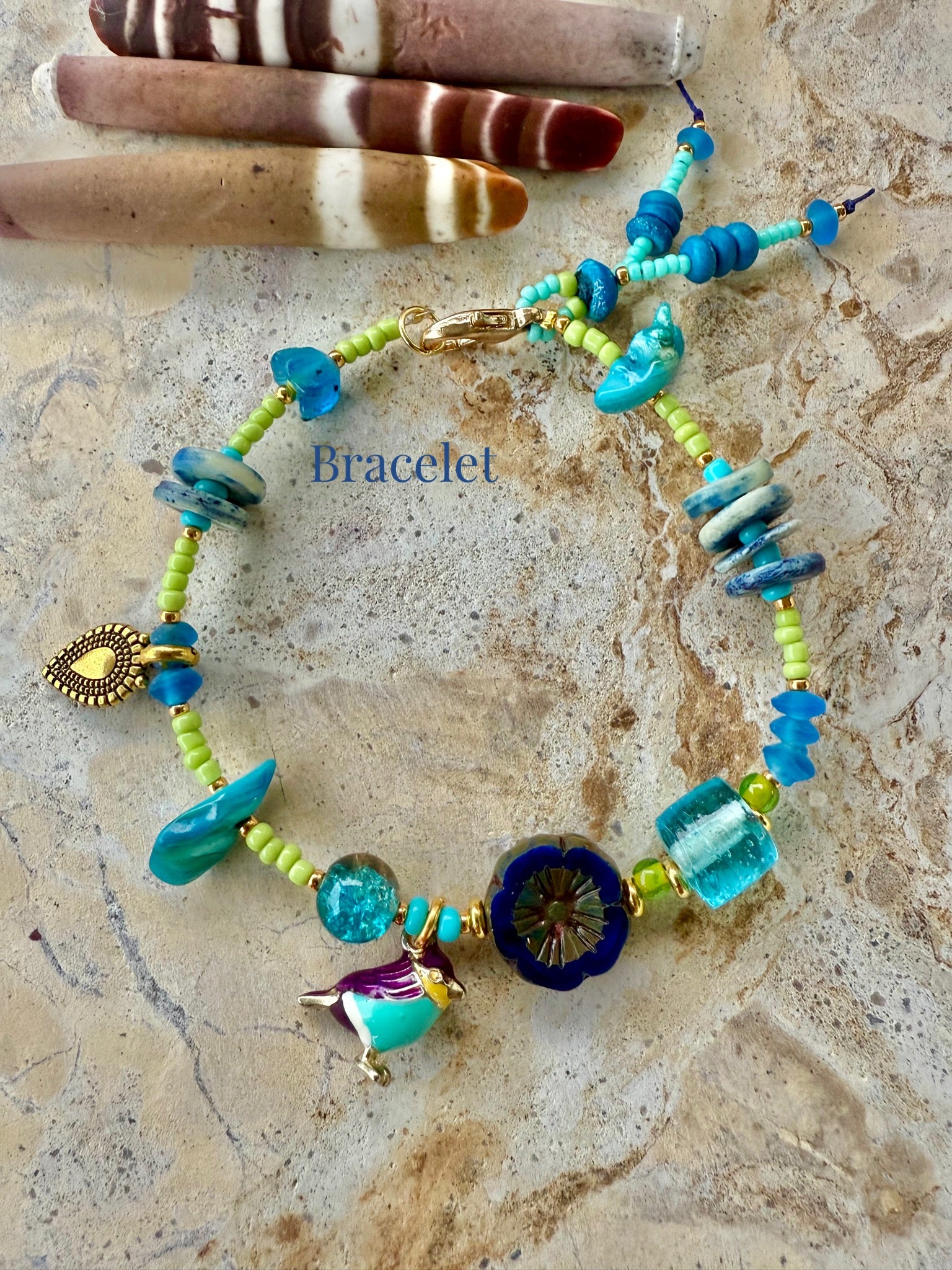 Coastal Blue Beach Bracelet