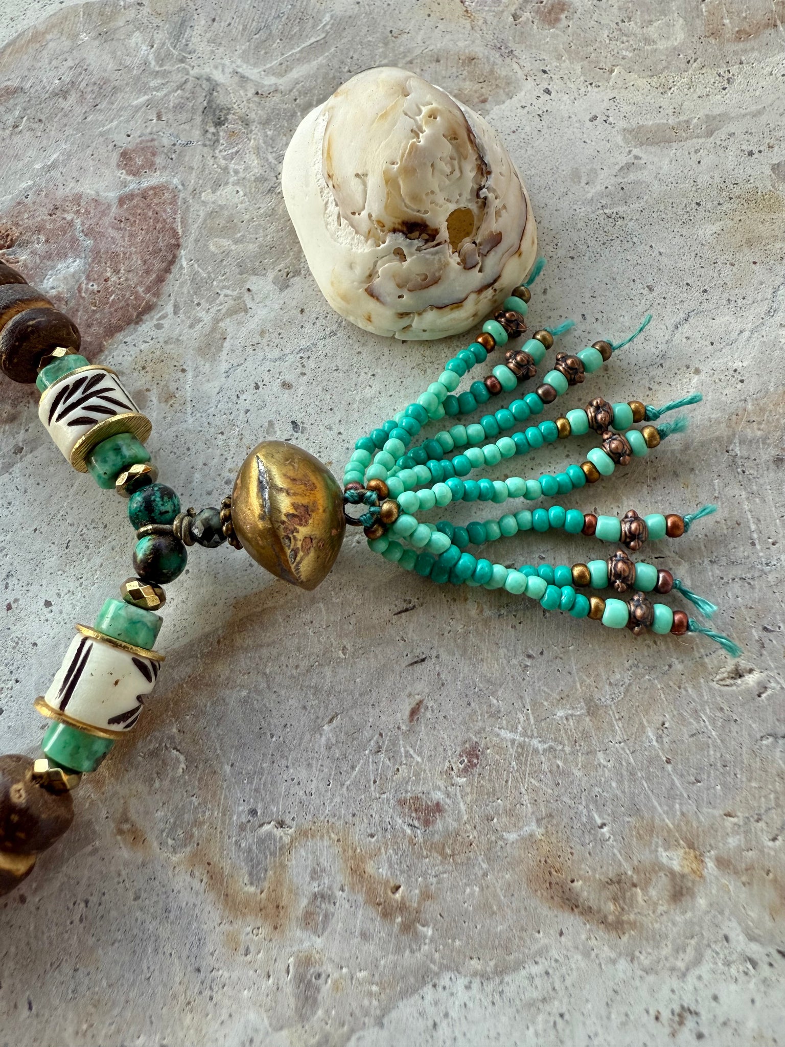 Tibetan Two Eye Stone Bracelet