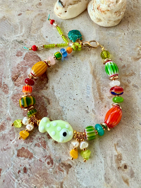 Sunday Sunshine Beaded Bracelet