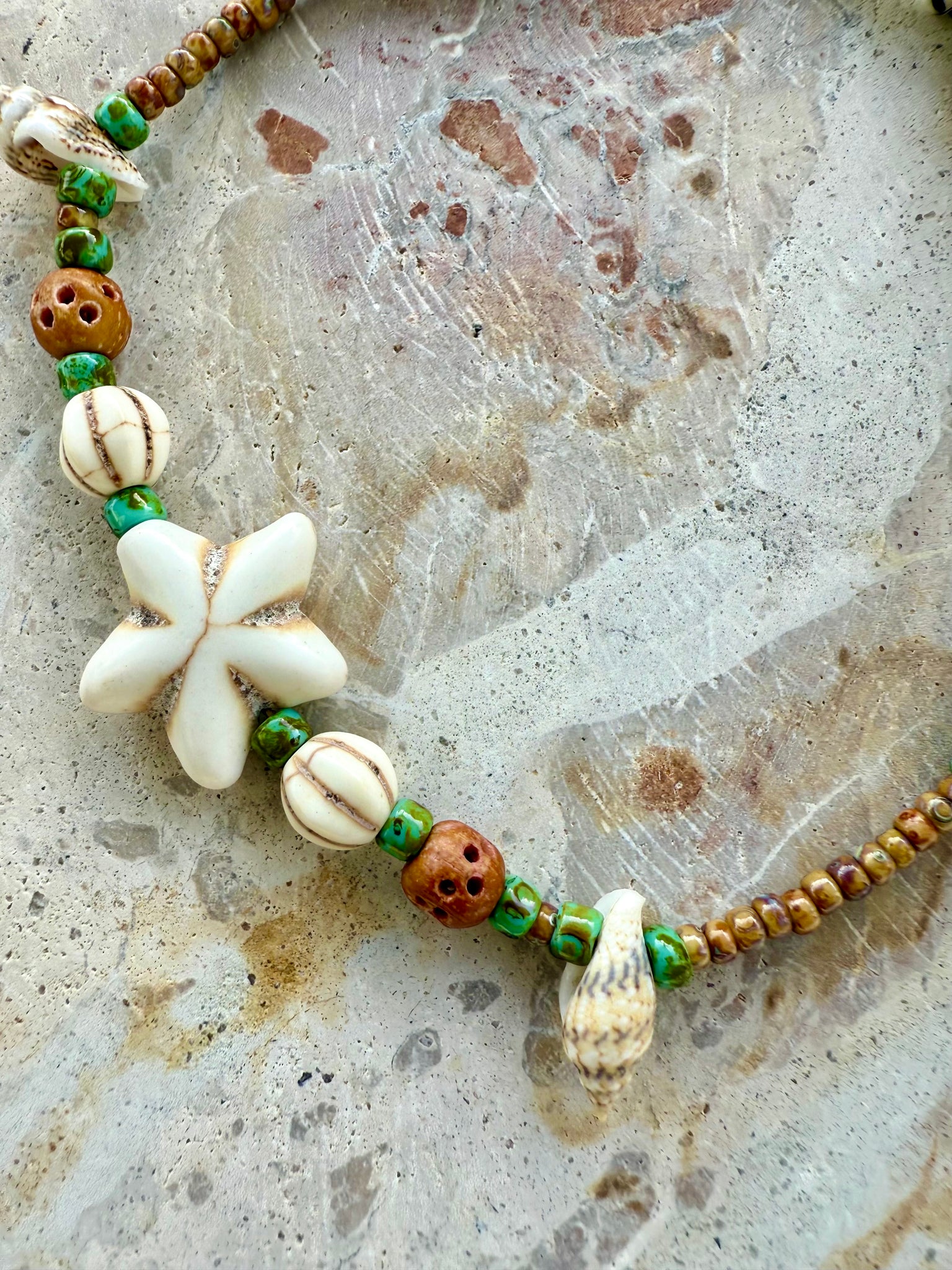 Starfish Shell Anklet