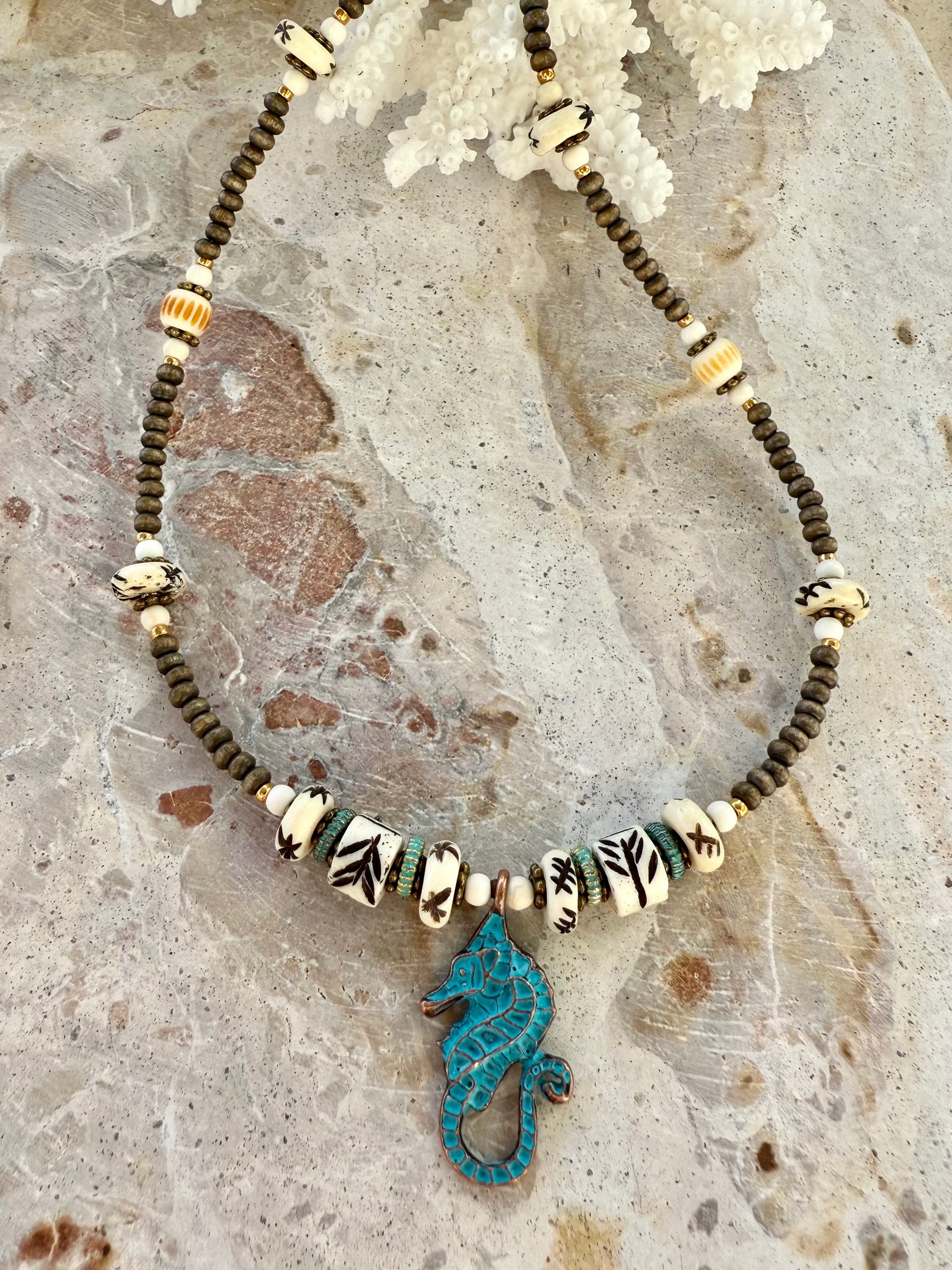 Boho Zanzibar Beach Shell Choker