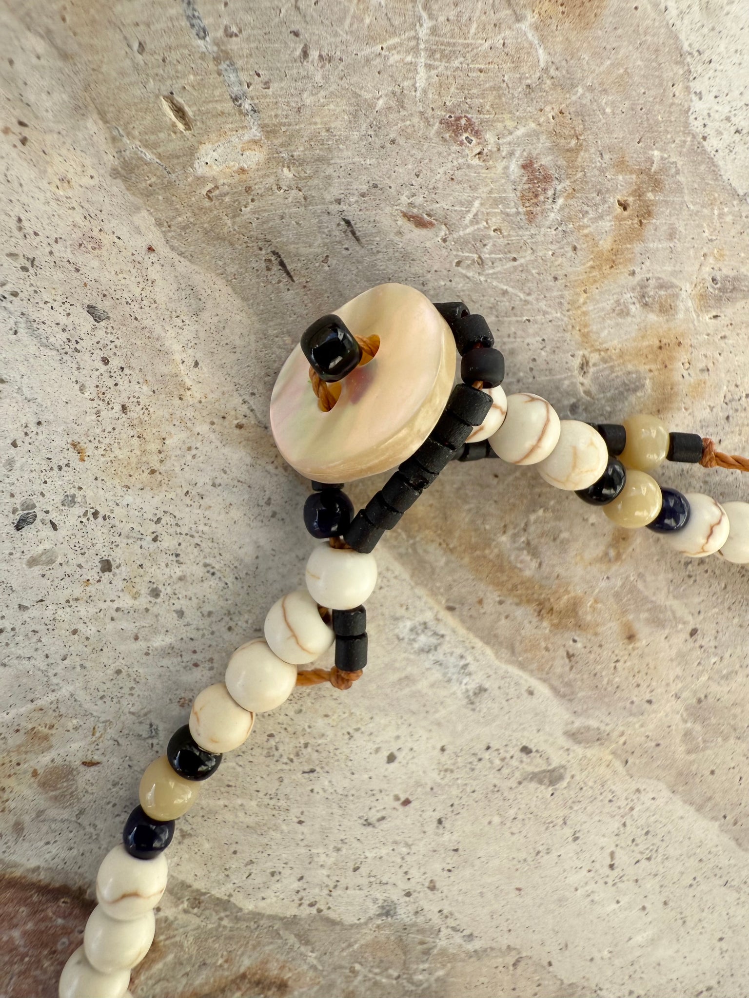 Tribal Black Turtle Anklet