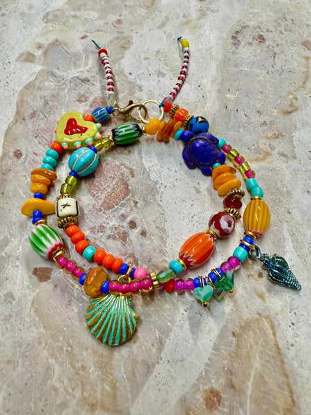 Beach Boho Heart Bracelet