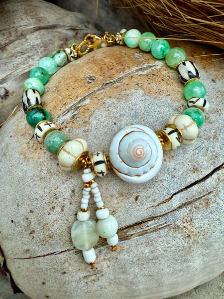 Islander Green Shell Bracelet