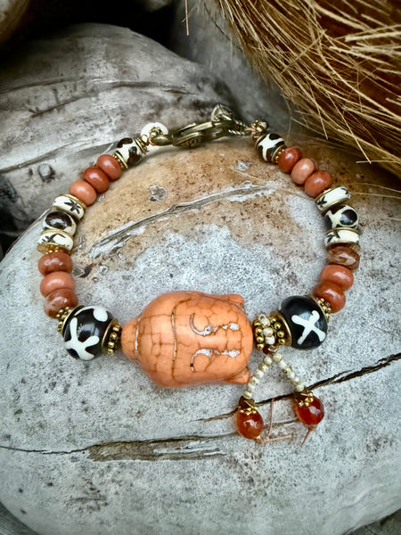 Sunset Vintage buddhist Bracelet