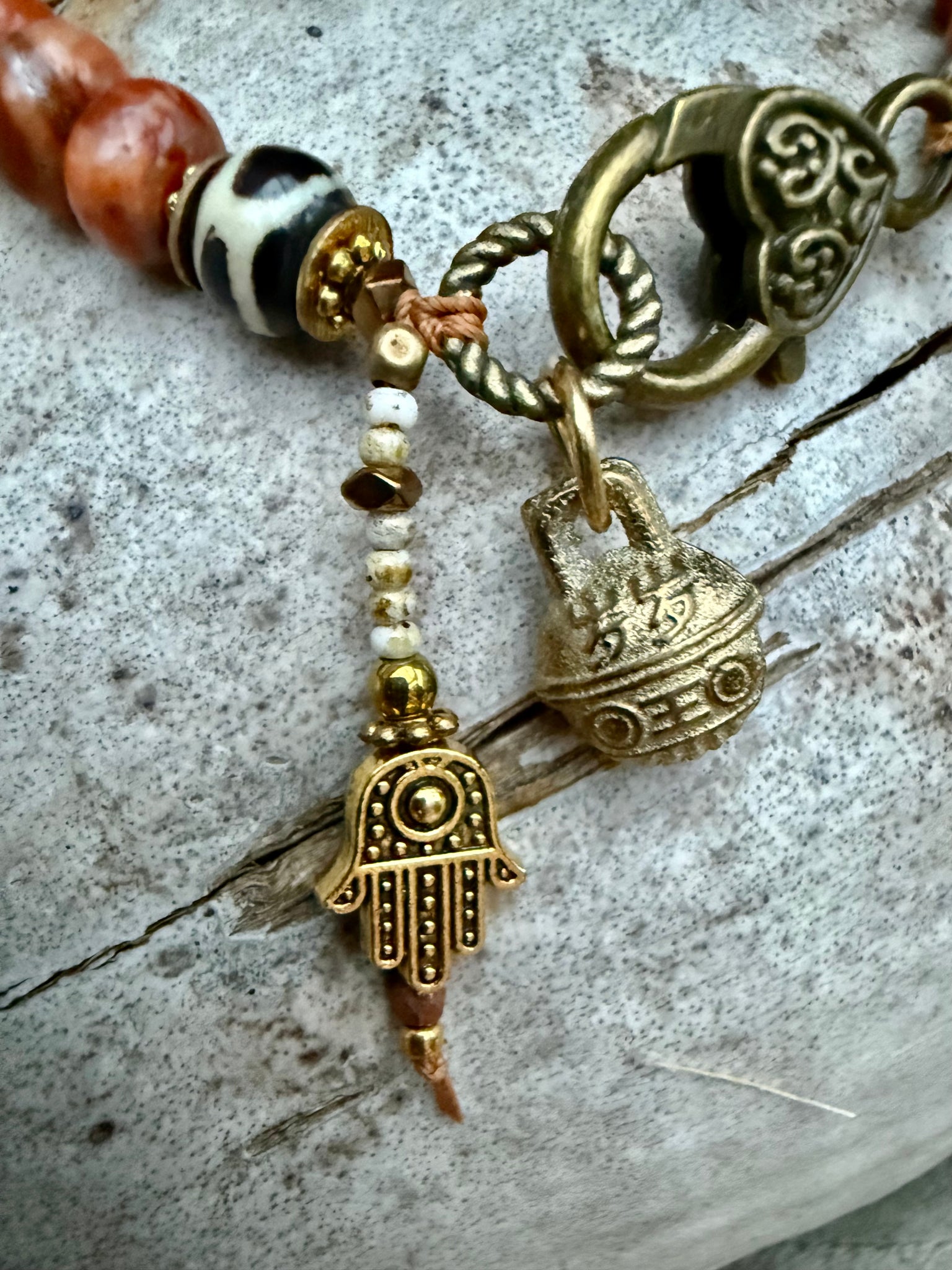 Sunset Vintage buddhist Bracelet