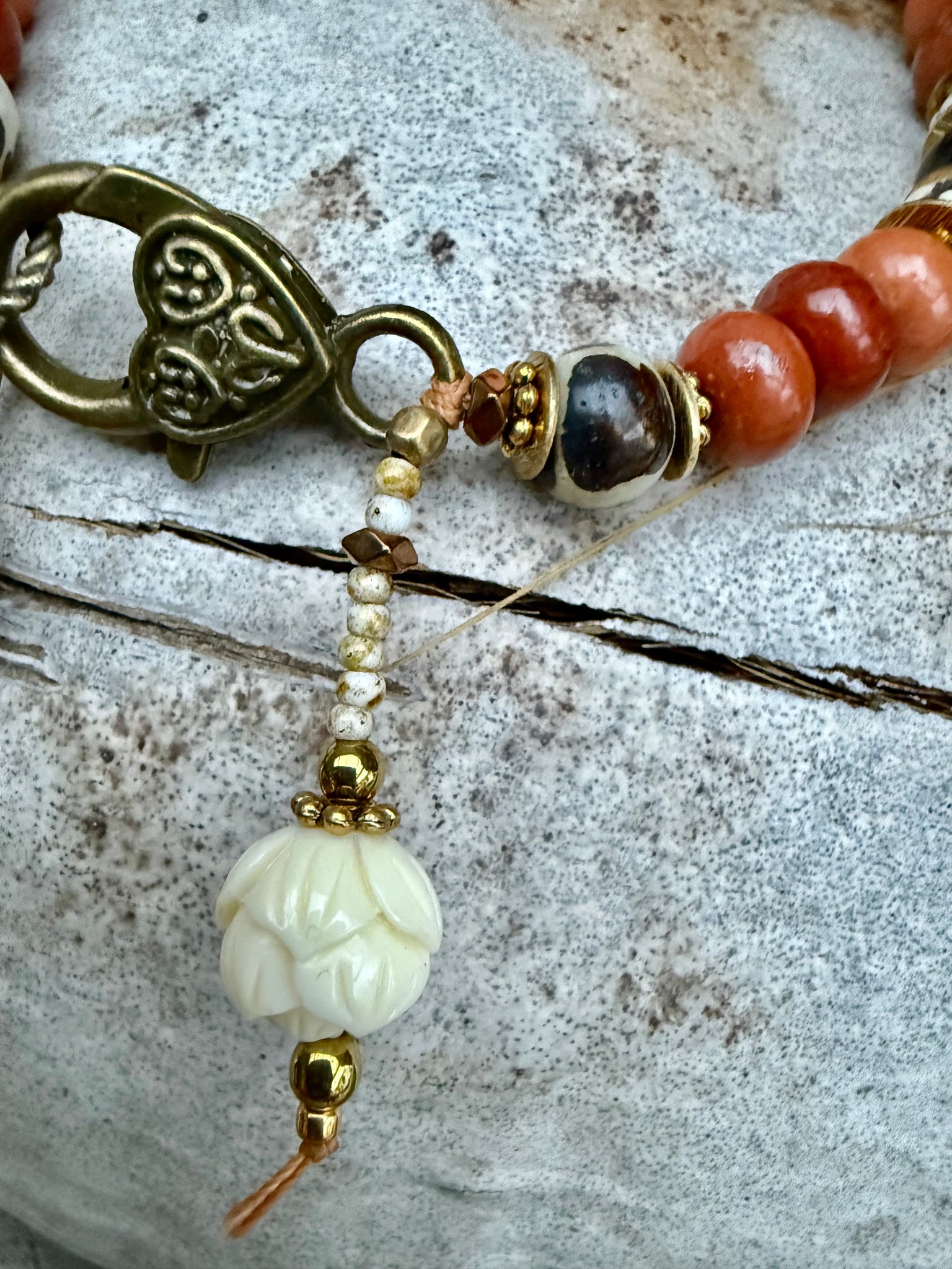 Sunset Vintage buddhist Bracelet