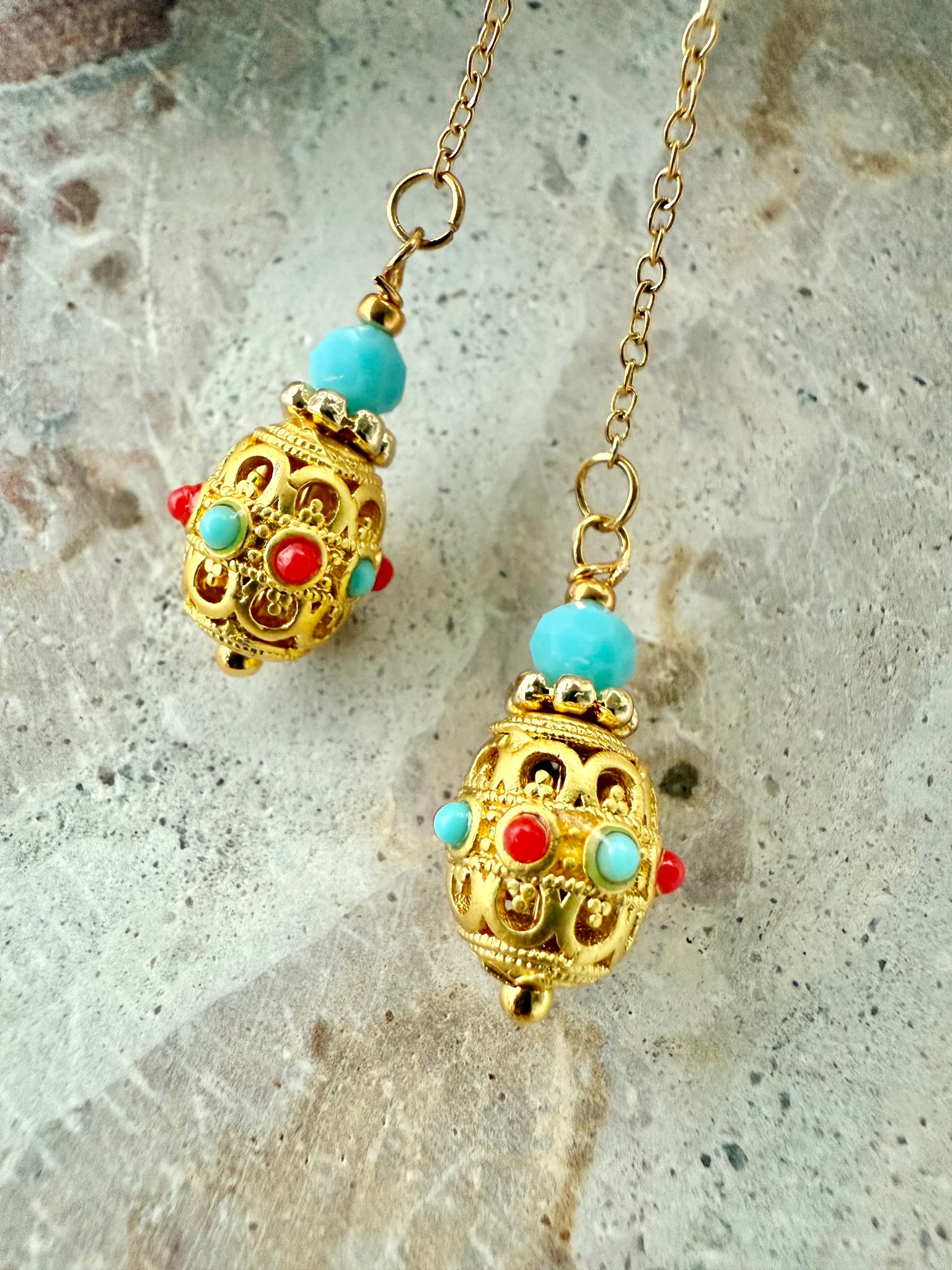 Gold Vermeil Vintage Earrings
